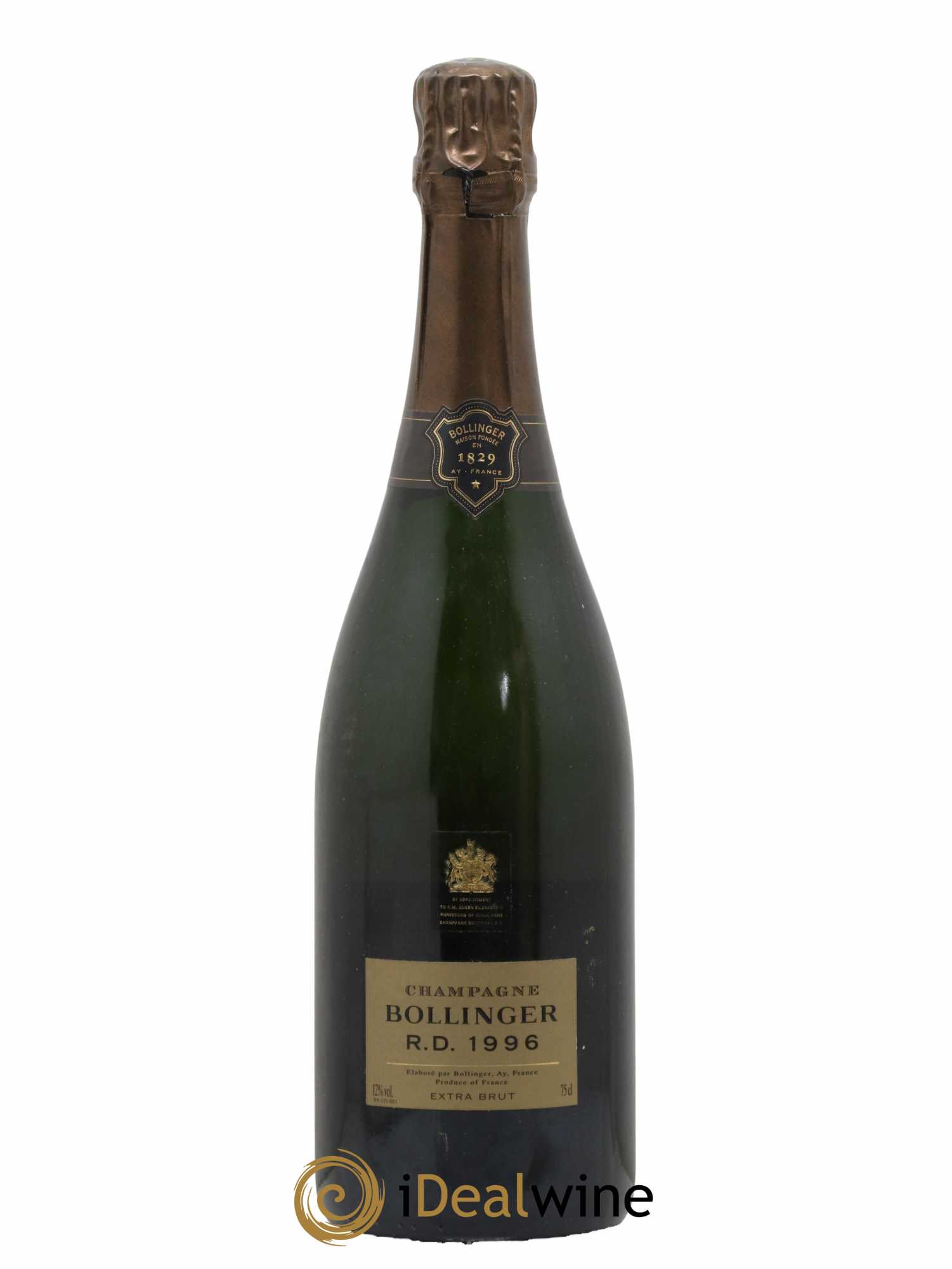 R.D. Extra-Brut Bollinger 1996 - Lot de 1 bouteille - 0