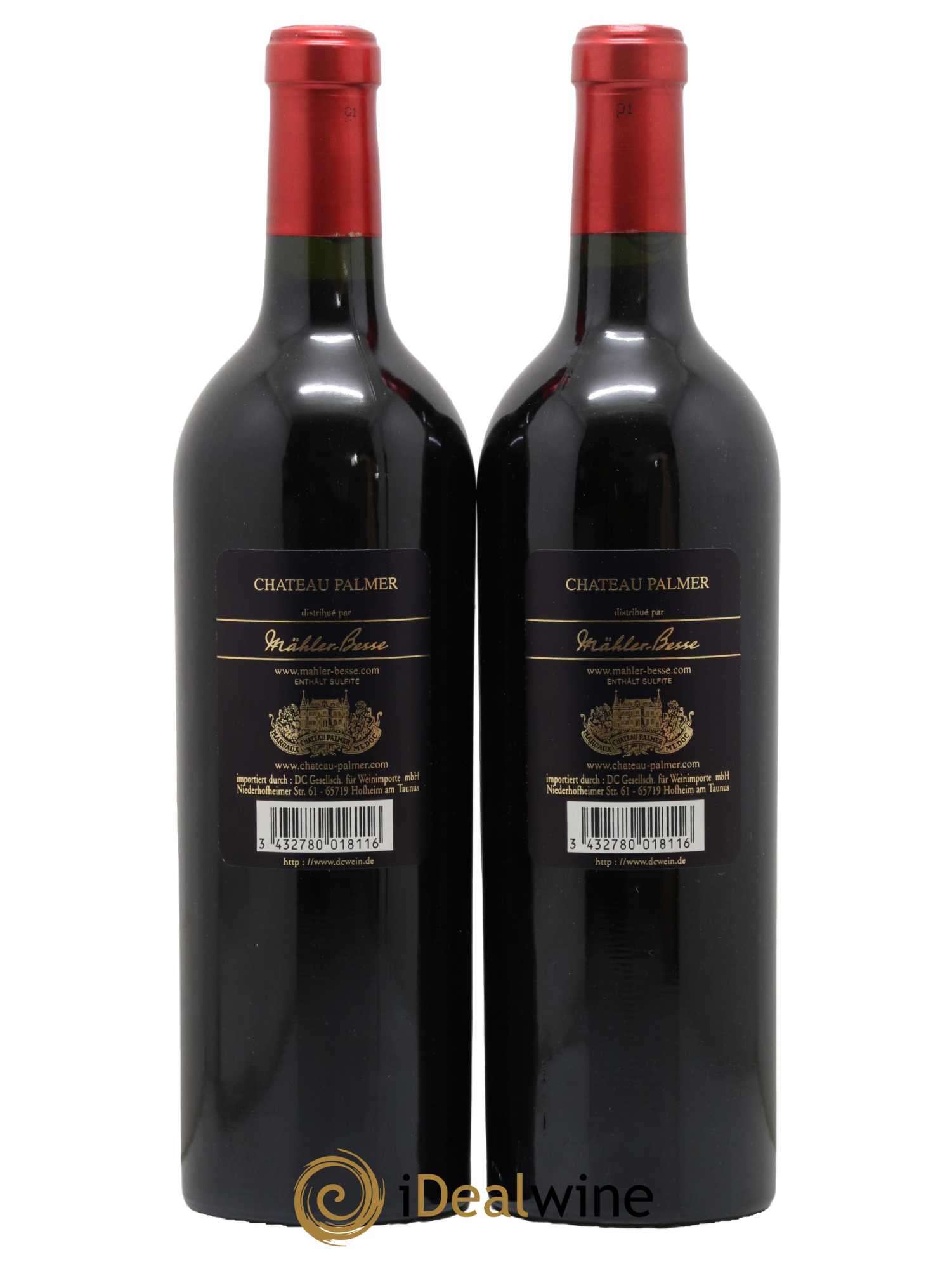 Château Palmer 3ème Grand Cru Classé 2004 - Lot de 2 bouteilles - 1