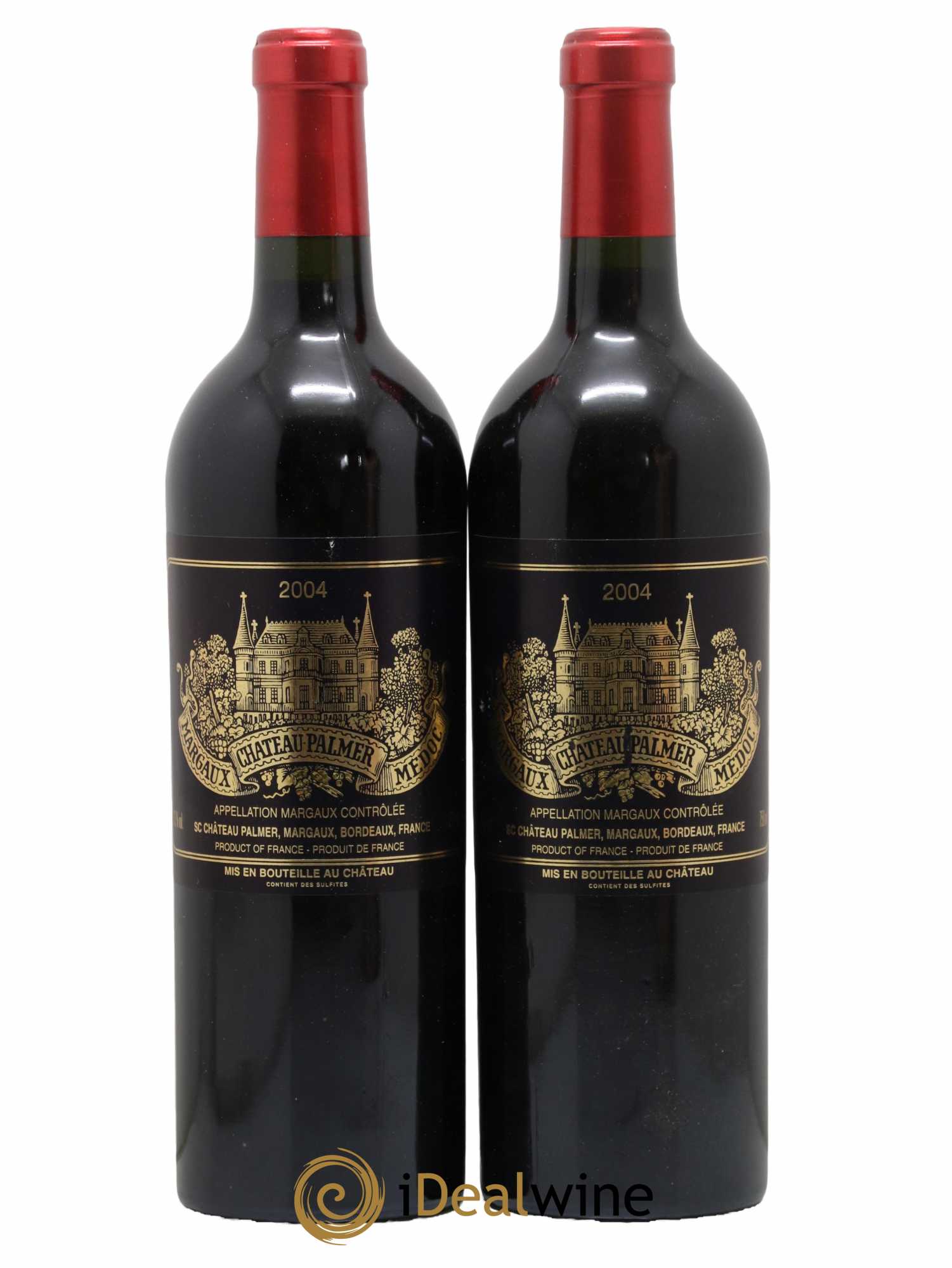 Château Palmer 3ème Grand Cru Classé 2004 - Lot de 2 bouteilles - 0
