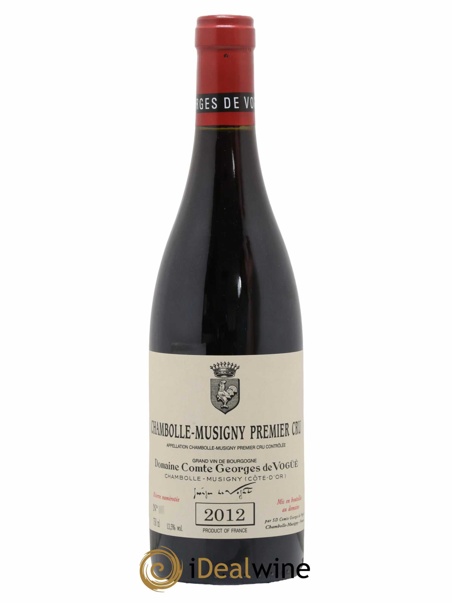 Chambolle-Musigny 1er Cru Comte Georges de Vogüé 2012 - Lot de 1 bouteille - 0