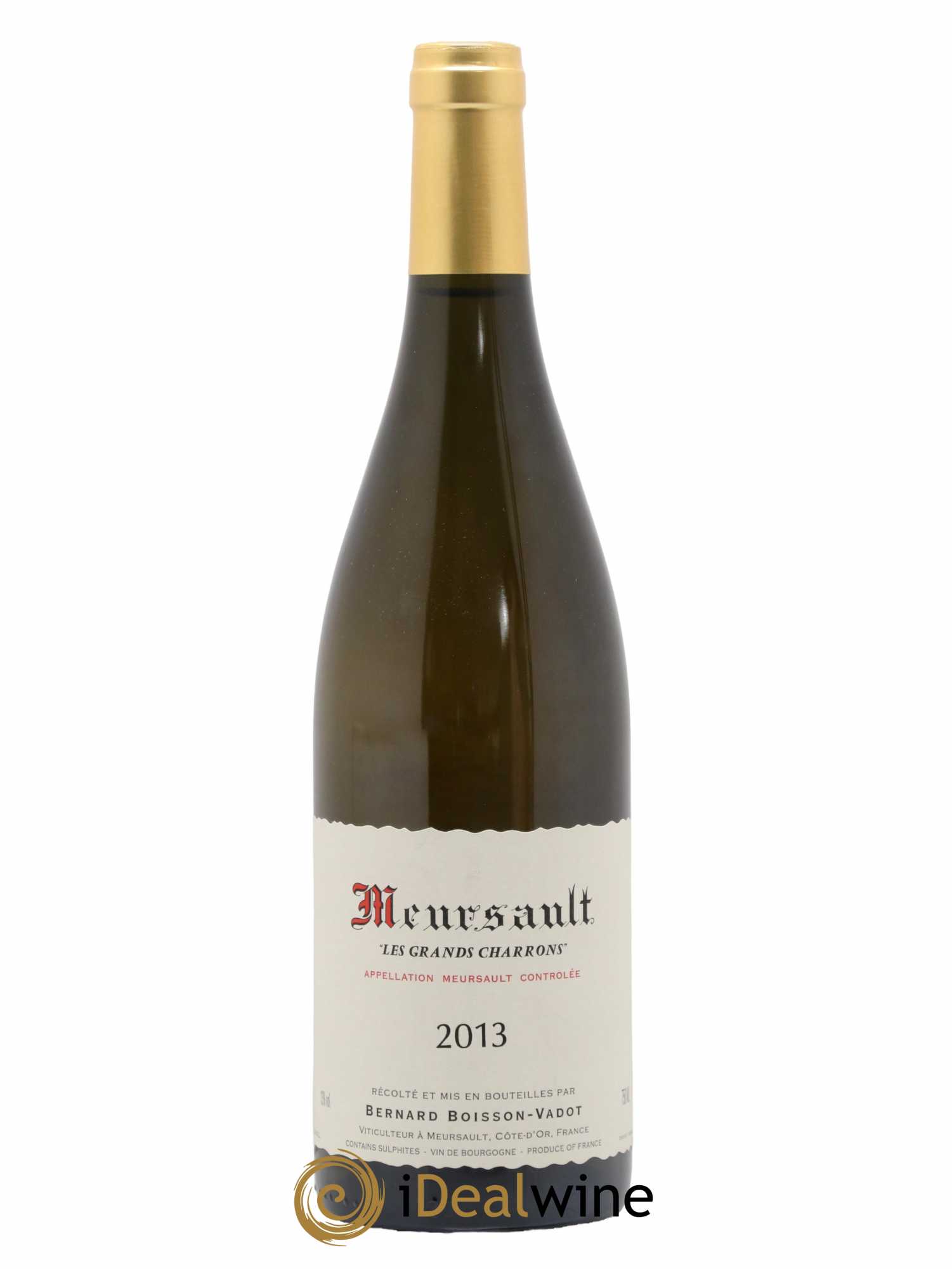 Meursault Les Grands Charrons Boisson-Vadot (Domaine) 2013 - Lot de 1 bouteille - 0