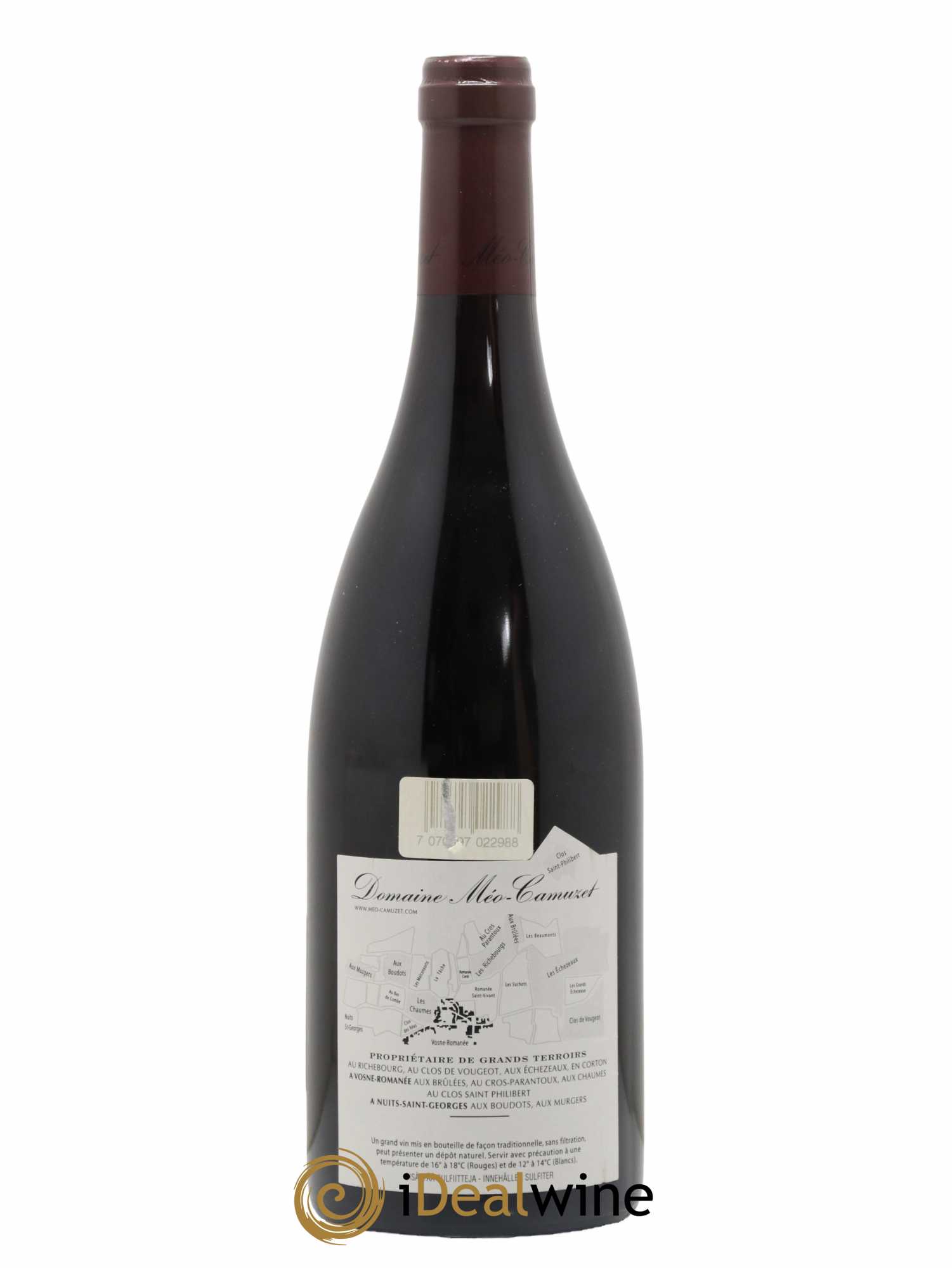 Clos de Vougeot Grand Cru Méo-Camuzet (Domaine) 2008 - Lot de 1 bouteille - 1