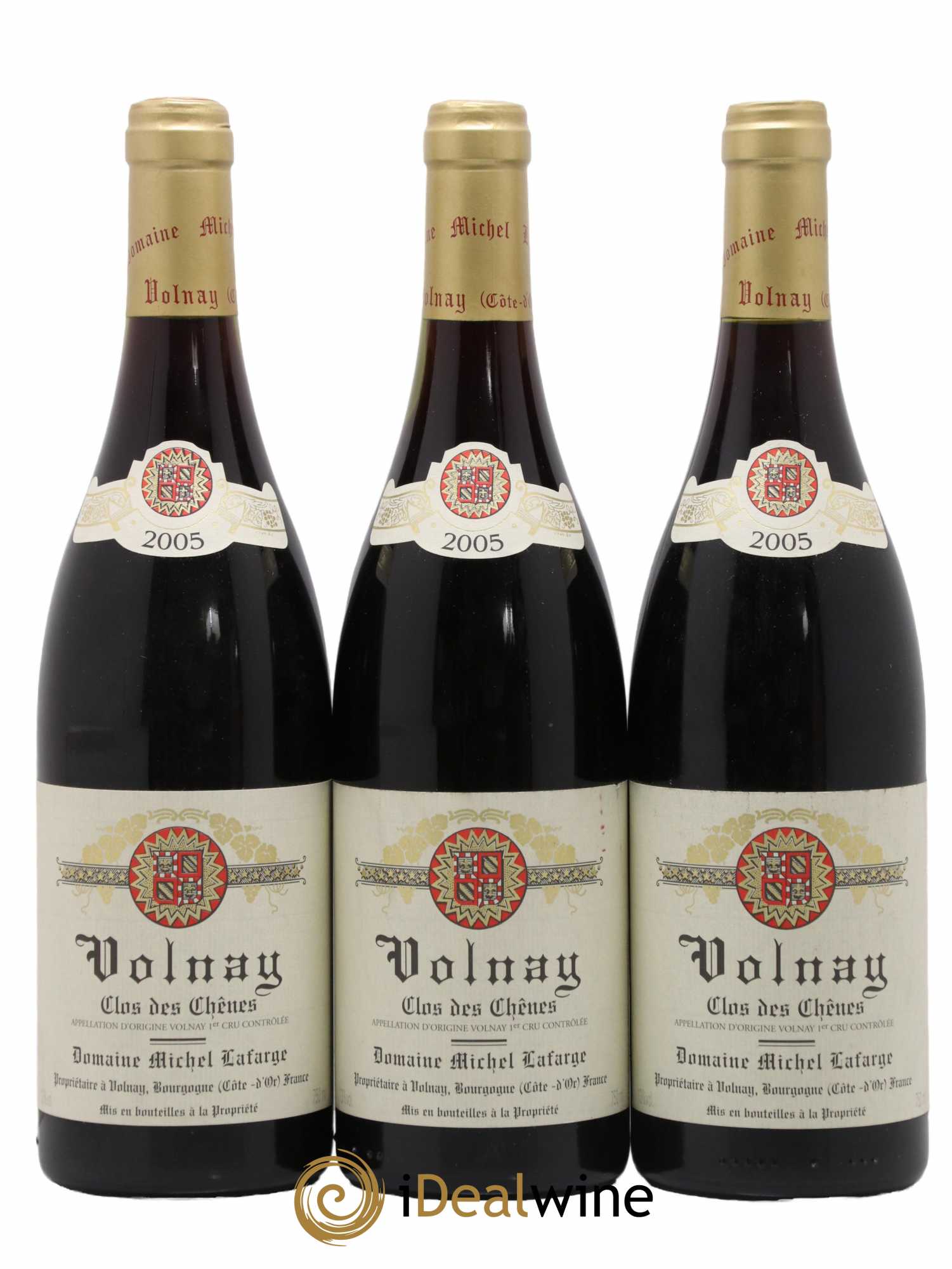Volnay 1er Cru Clos des Chênes Lafarge (Domaine) 2005 - Lot de 3 bouteilles - 0