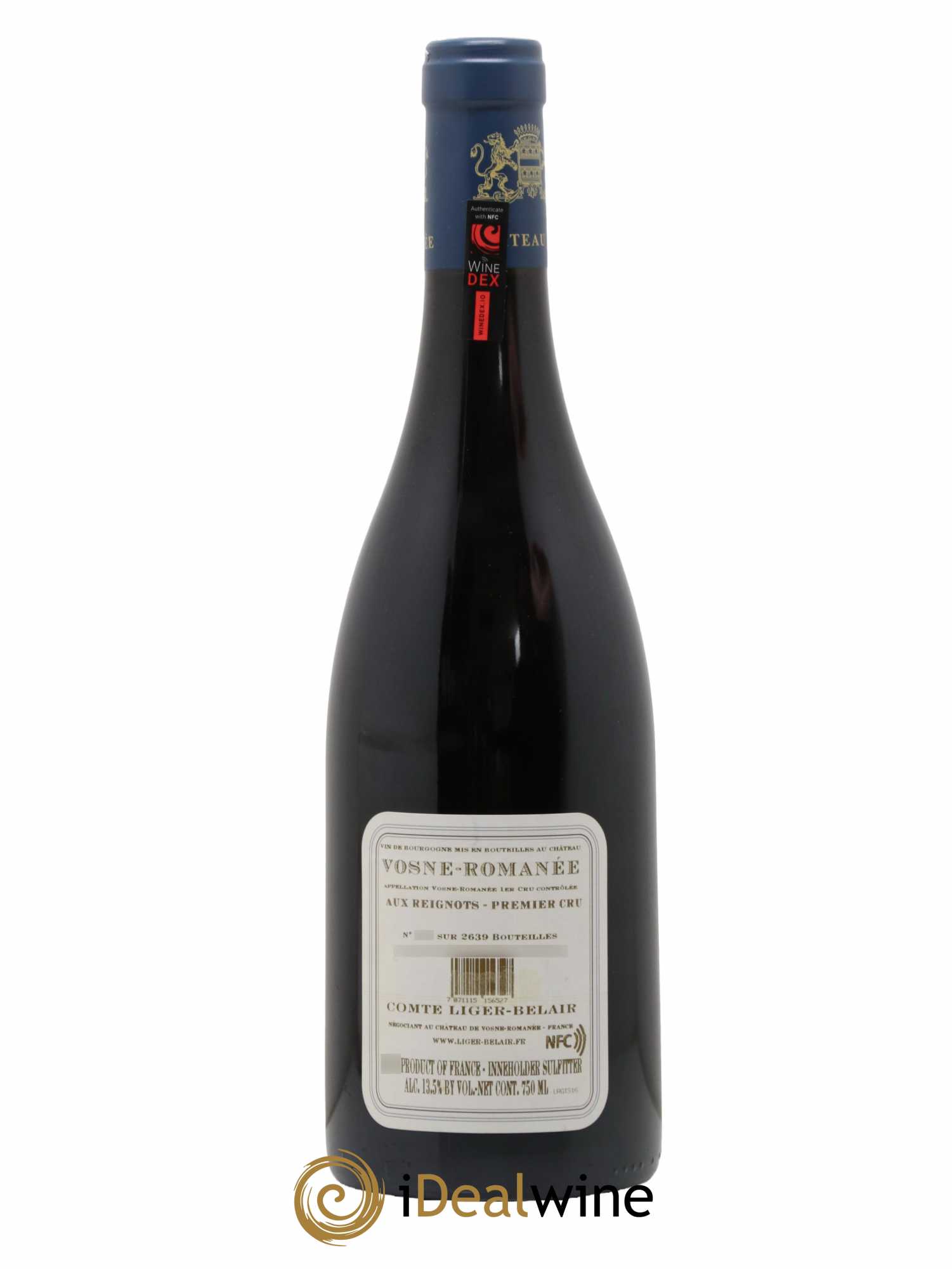 Vosne-Romanée 1er Cru Aux Reignots Ch. de Vosne-Romanée Comte Liger-Belair (Domaine du) 2016 - Lot de 1 bouteille - 1