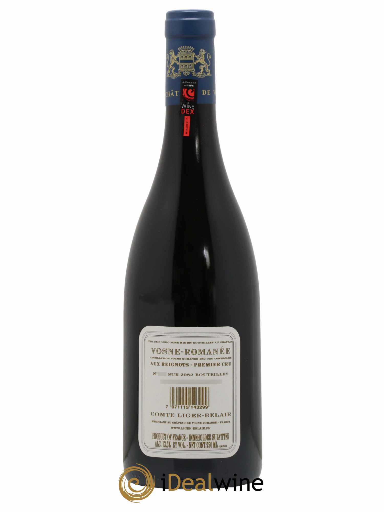 Vosne-Romanée 1er Cru Aux Reignots Ch. de Vosne-Romanée Comte Liger-Belair (Domaine du) 2014 - Lot de 1 bouteille - 1