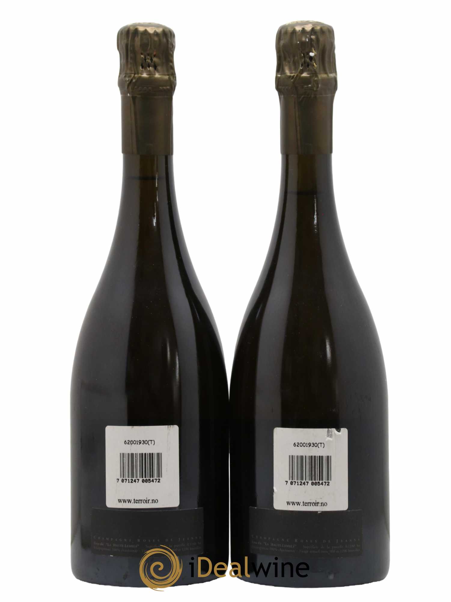 Roses de Jeanne La Haute-Lemblé Cédric Bouchard 2004 - Lot de 2 bouteilles - 1