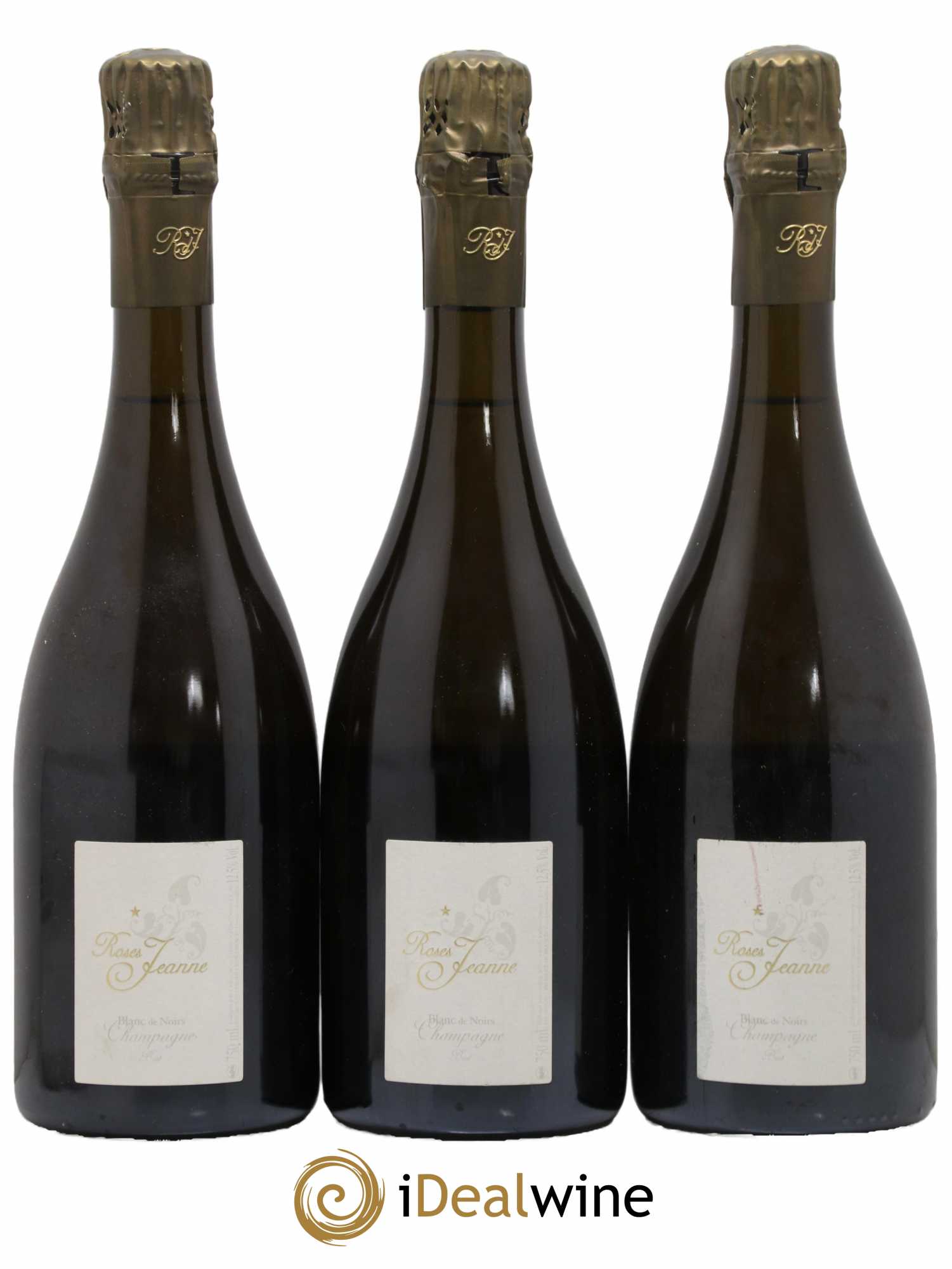 Roses de Jeanne Les Ursules Blanc de Noirs Brut Cédric Bouchard 2008 - Lot de 3 bouteilles - 0