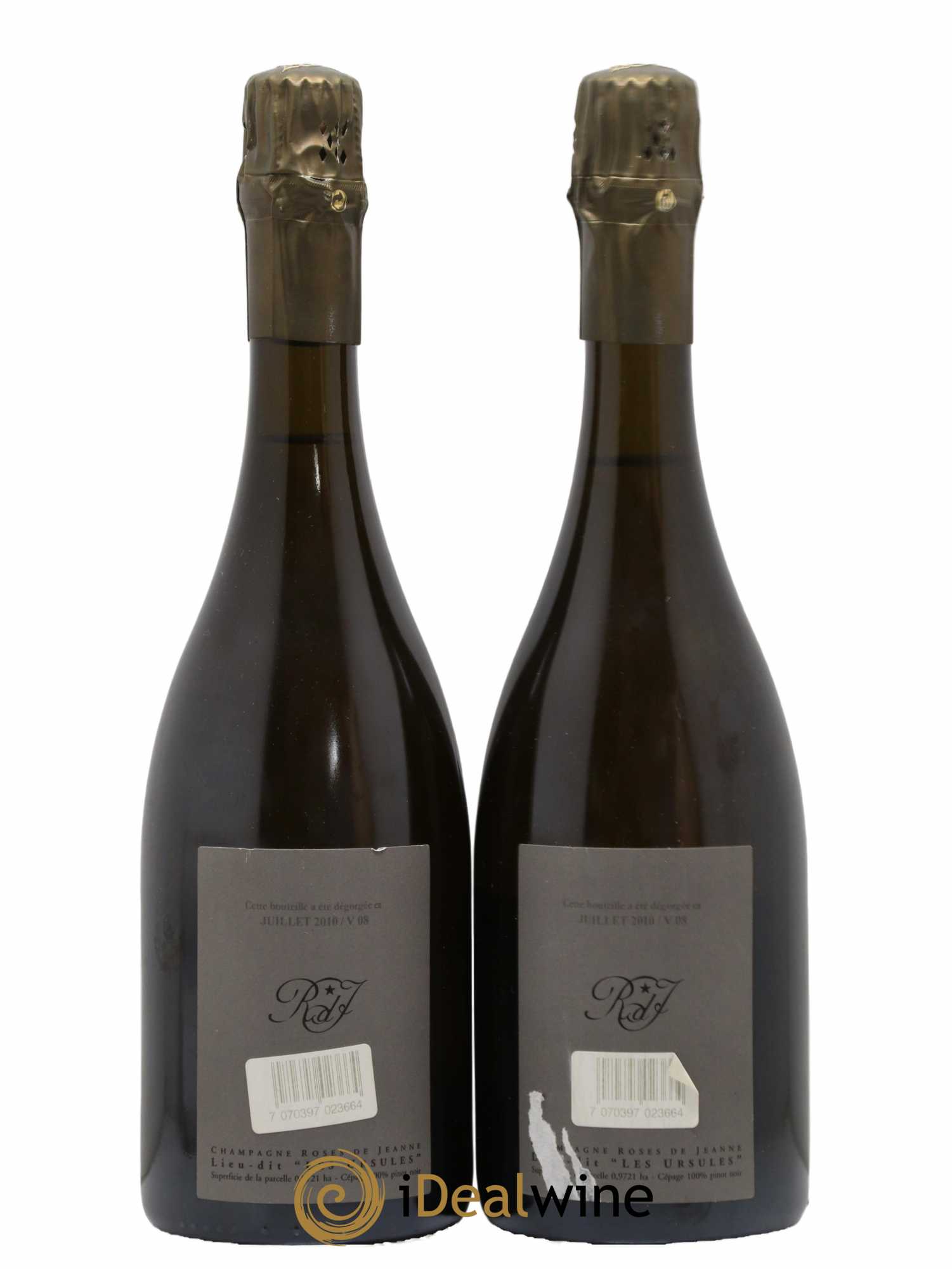 Roses de Jeanne Les Ursules Blanc de Noirs Brut Cédric Bouchard 2008 - Lot de 2 bouteilles - 1