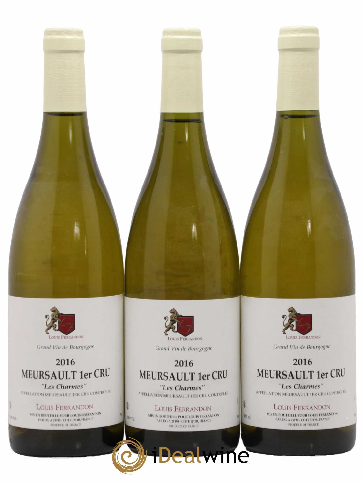 Meursault 1er Cru Les Charmes Louis Ferrandon 2016 - Lot de 3 bouteilles - 0