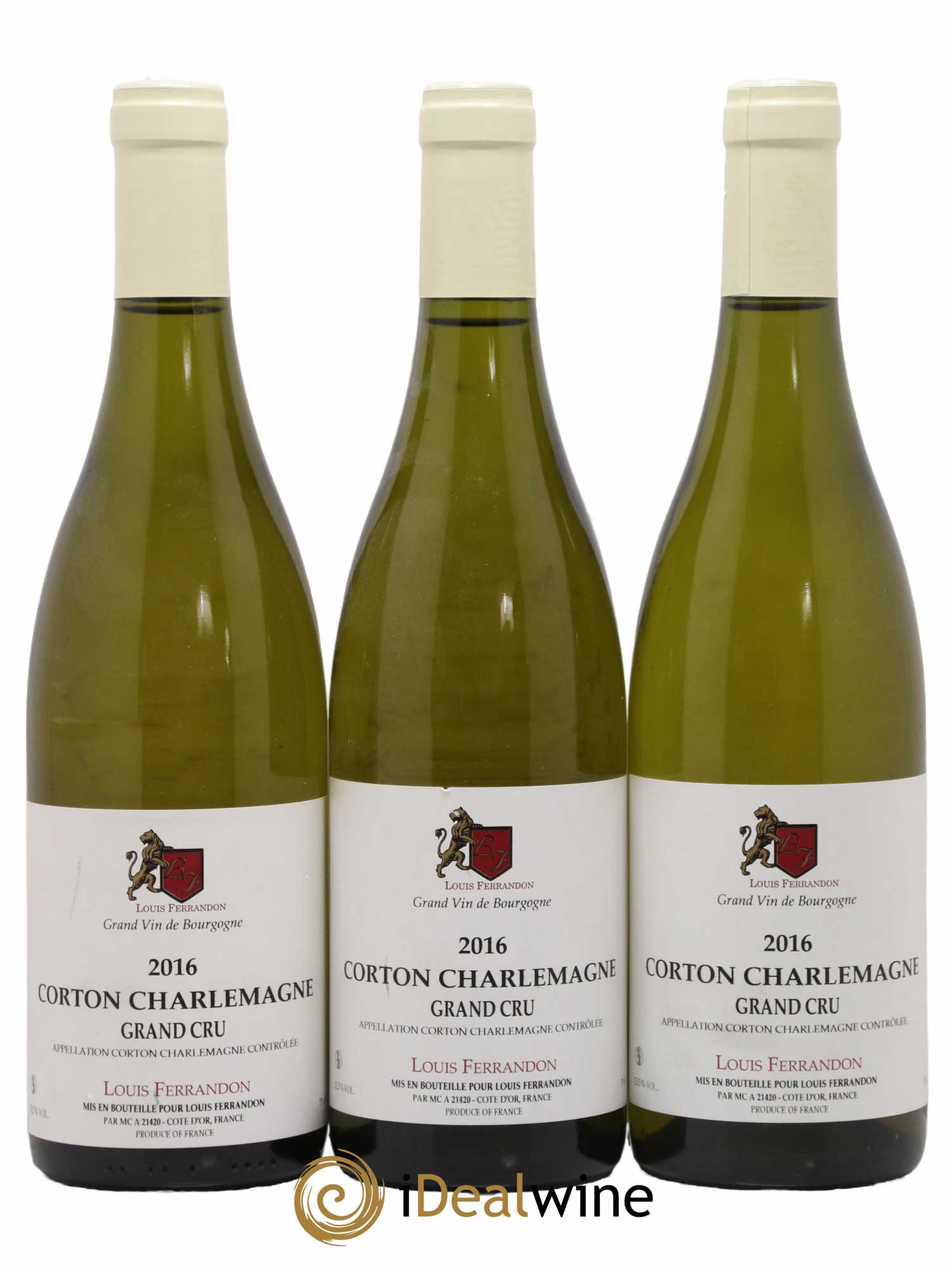 Corton-Charlemagne Grand Cru Louis Ferrandon 2016 - Posten von 3 Flaschen - 0