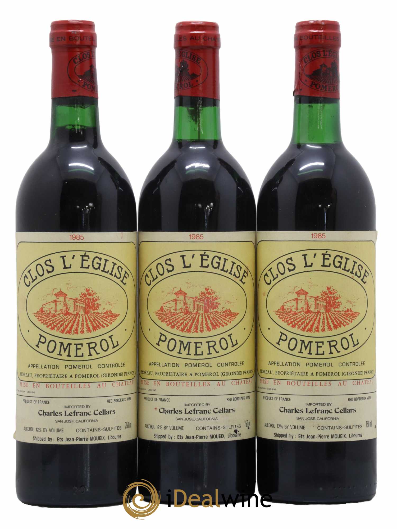 Clos l'Eglise 1985 - Lot de 3 bouteilles - 0