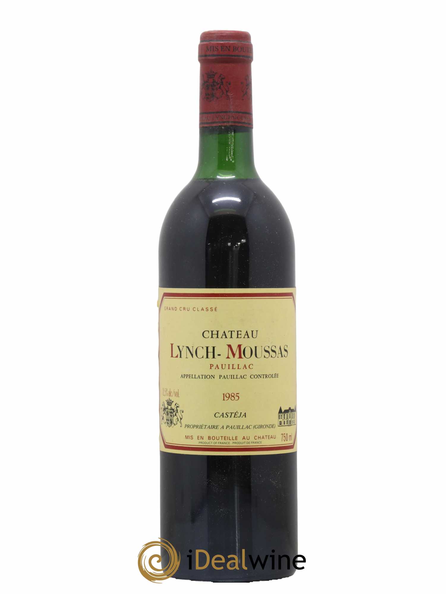 Château Lynch Moussas 5ème Grand Cru Classé 1985 - Lot de 1 bouteille - 0