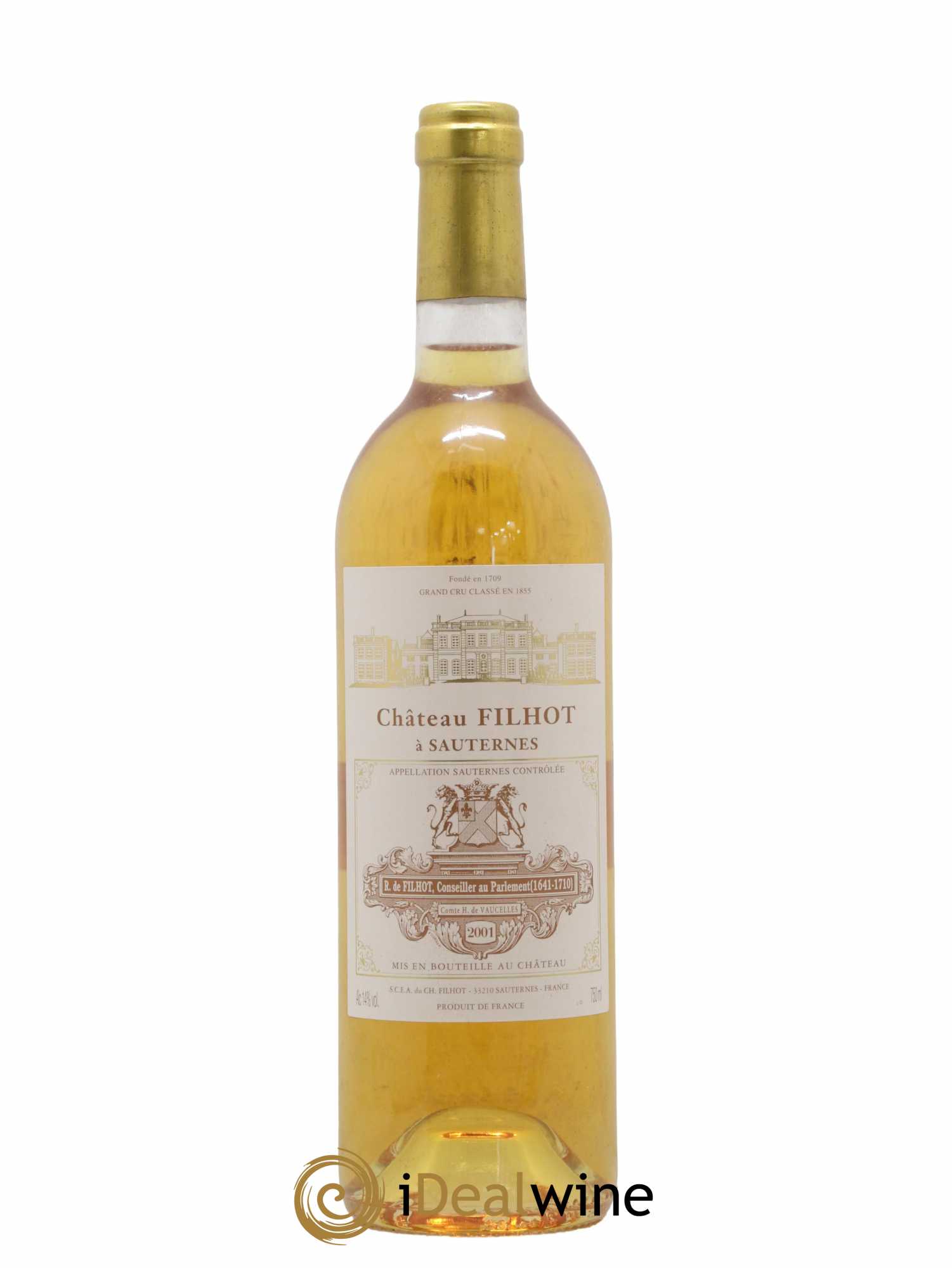 Château Filhot 2ème Grand Cru Classé 2001 - Lotto di 1 bottiglia - 0