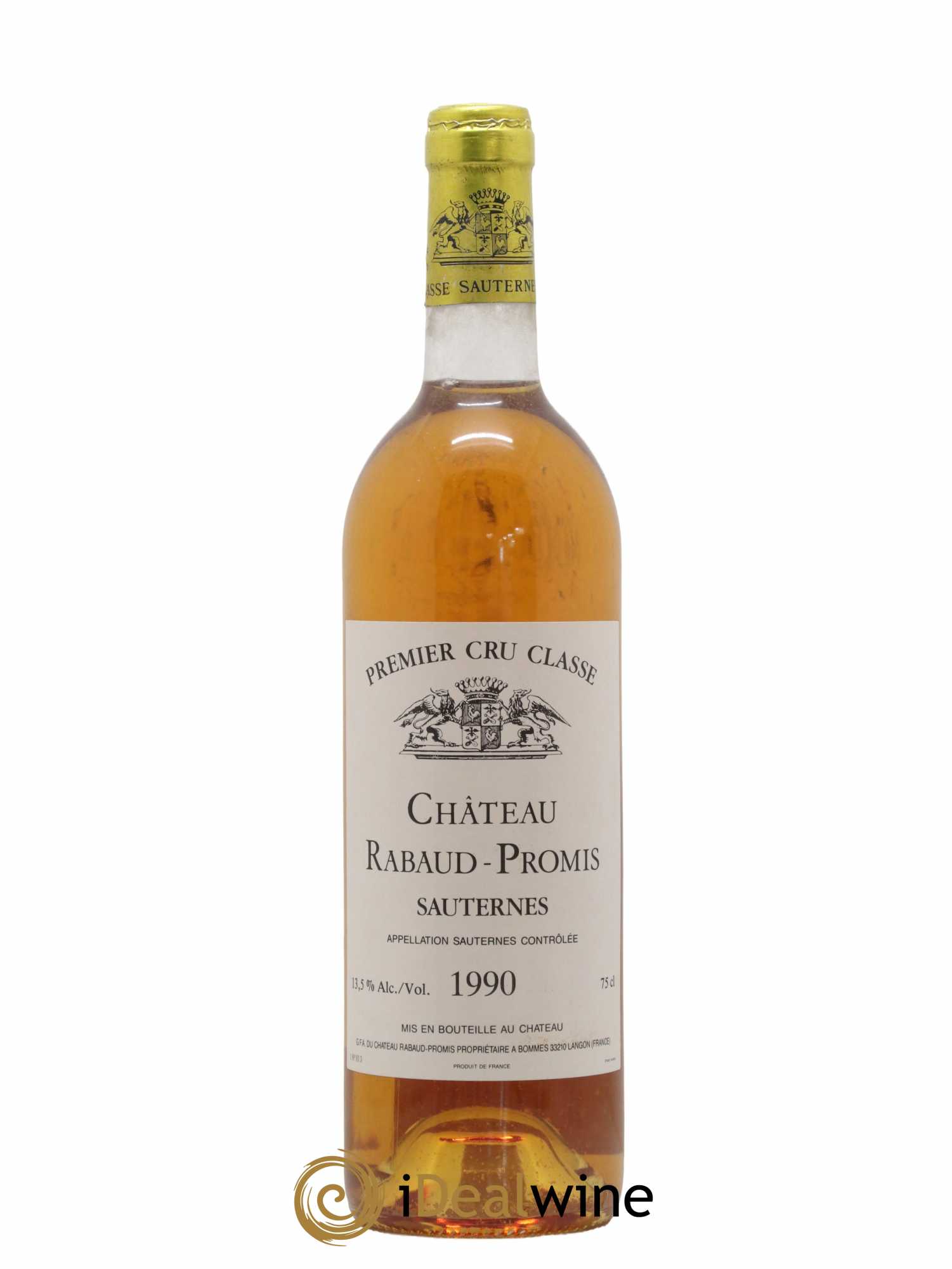 Château Rabaud Promis 1er Grand Cru Classé 1990 - Posten von 1 Flasche - 0