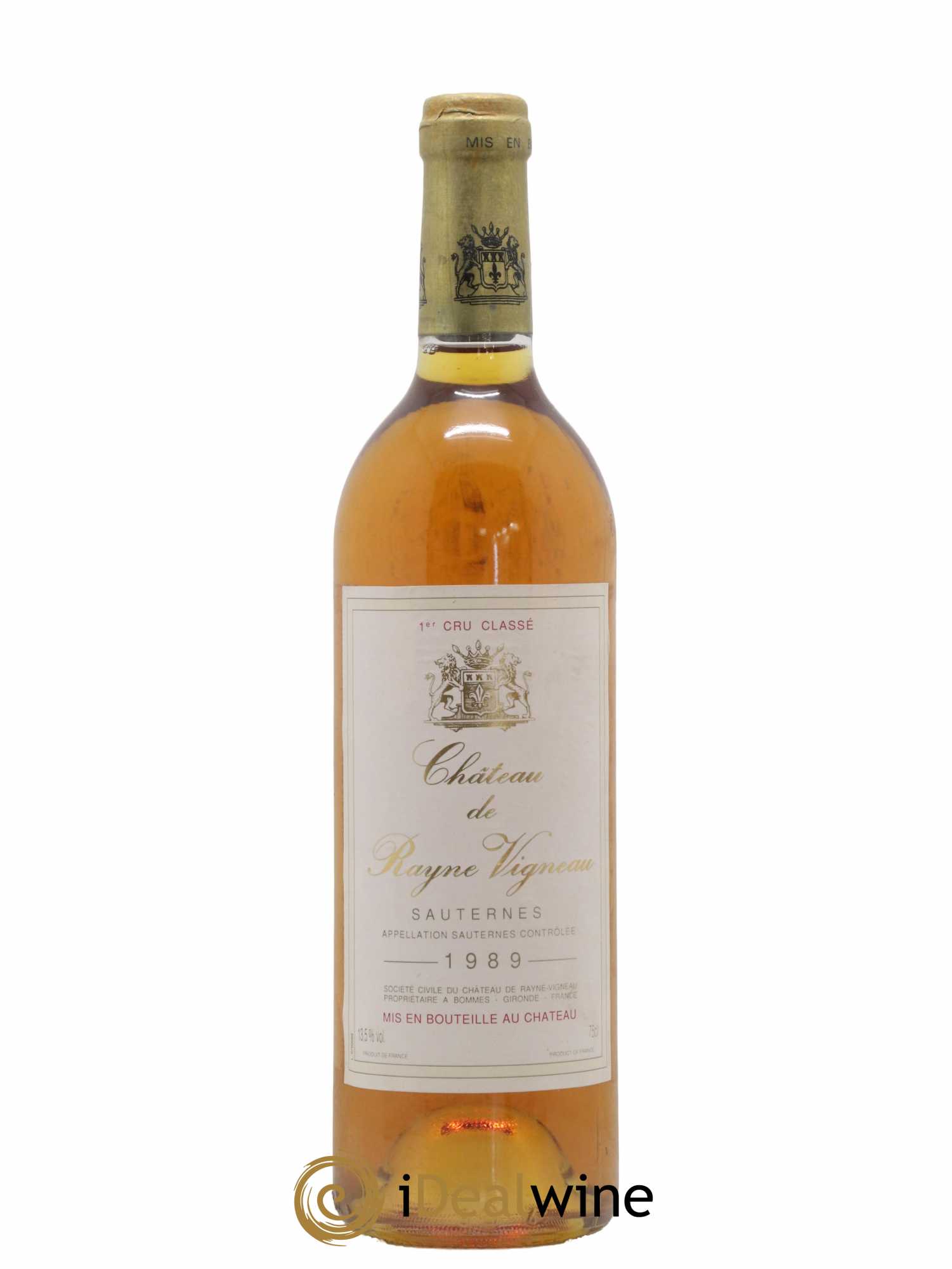 Château de Rayne Vigneau 1er Grand Cru Classé 1989 - Lotto di 1 bottiglia - 0