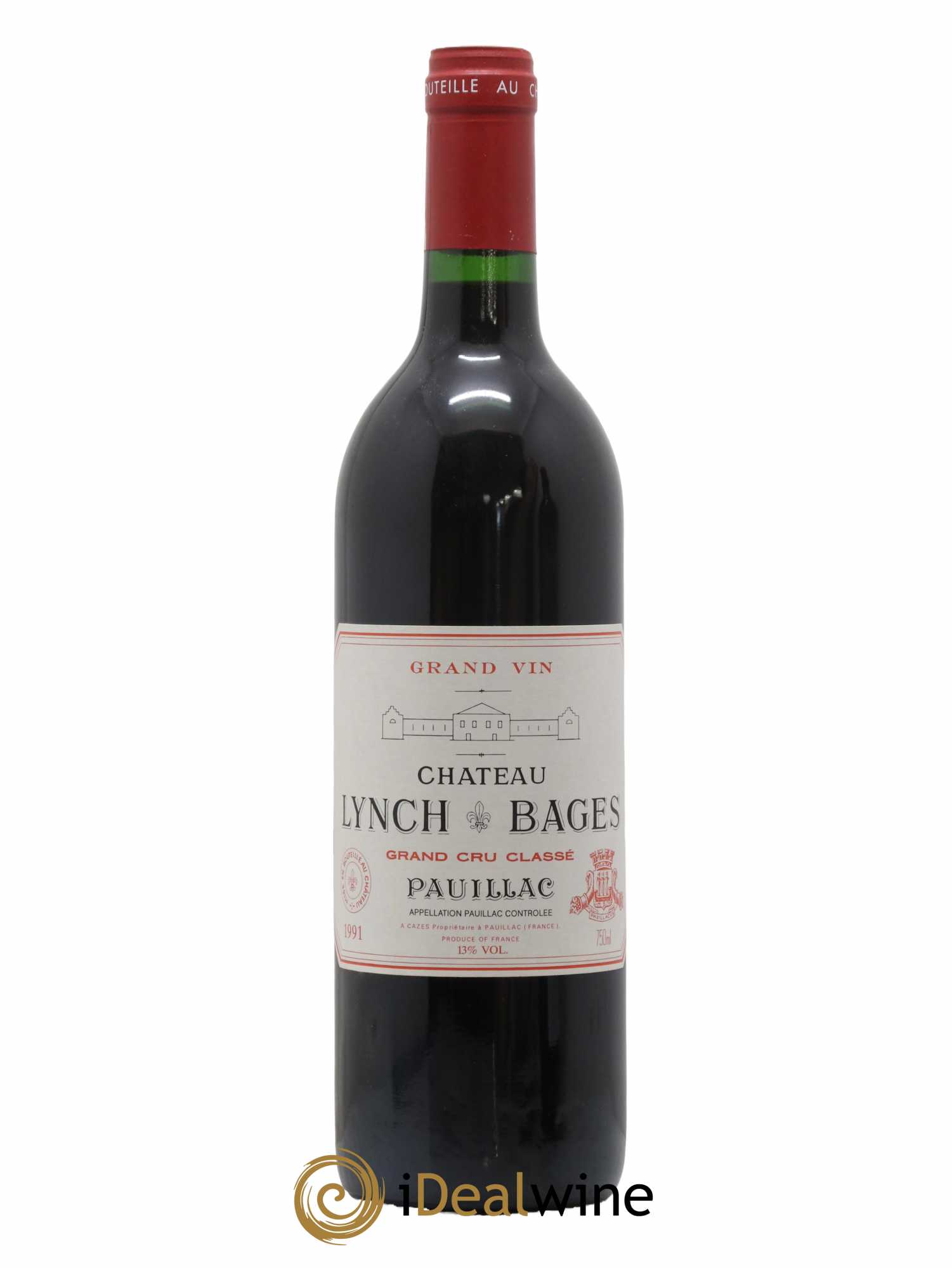 Château Lynch Bages 5ème Grand Cru Classé 1991 - Lot de 1 bouteille - 0