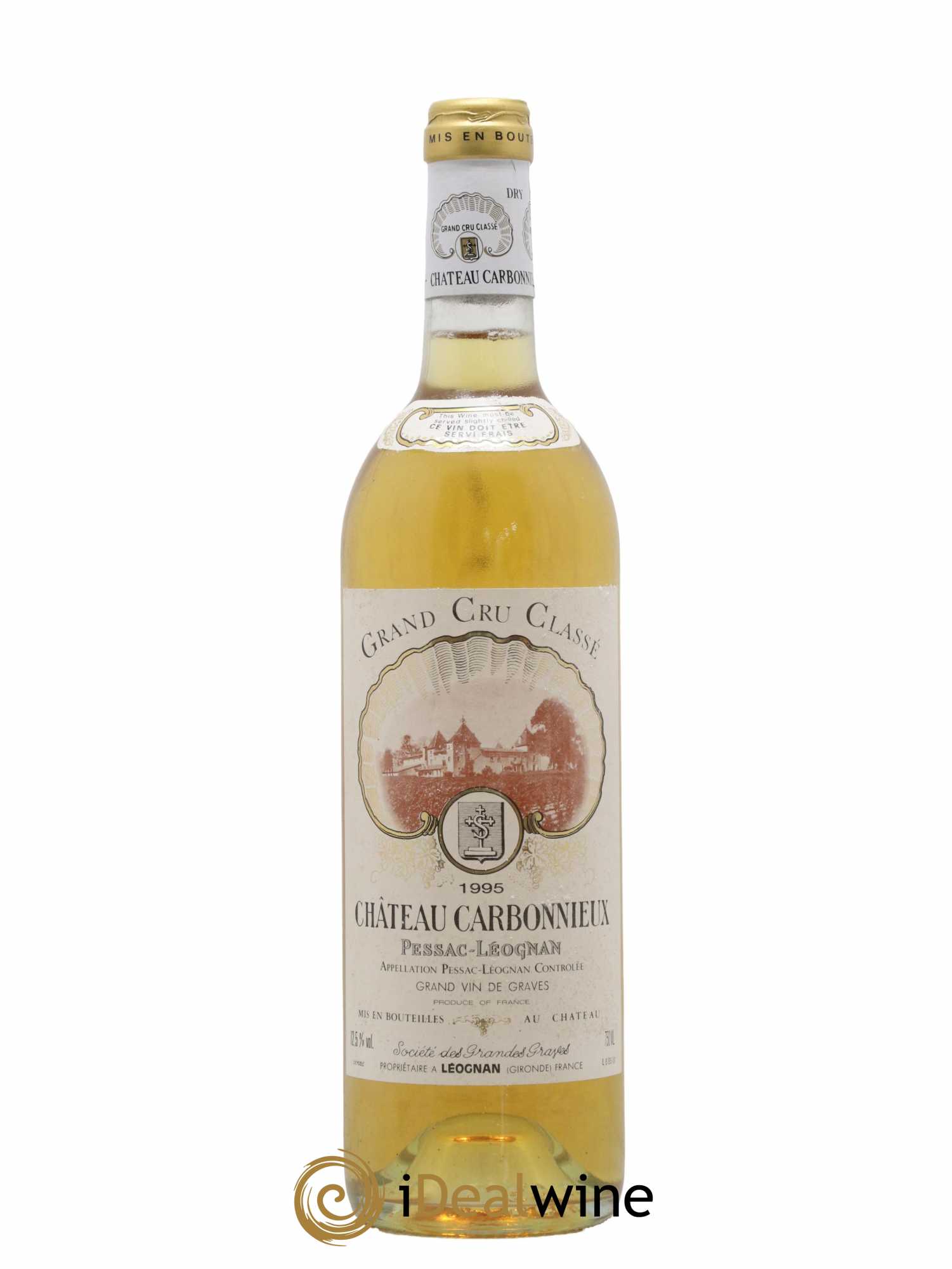 Château Carbonnieux Cru Classé de Graves 1995 - Lot de 1 bouteille - 0