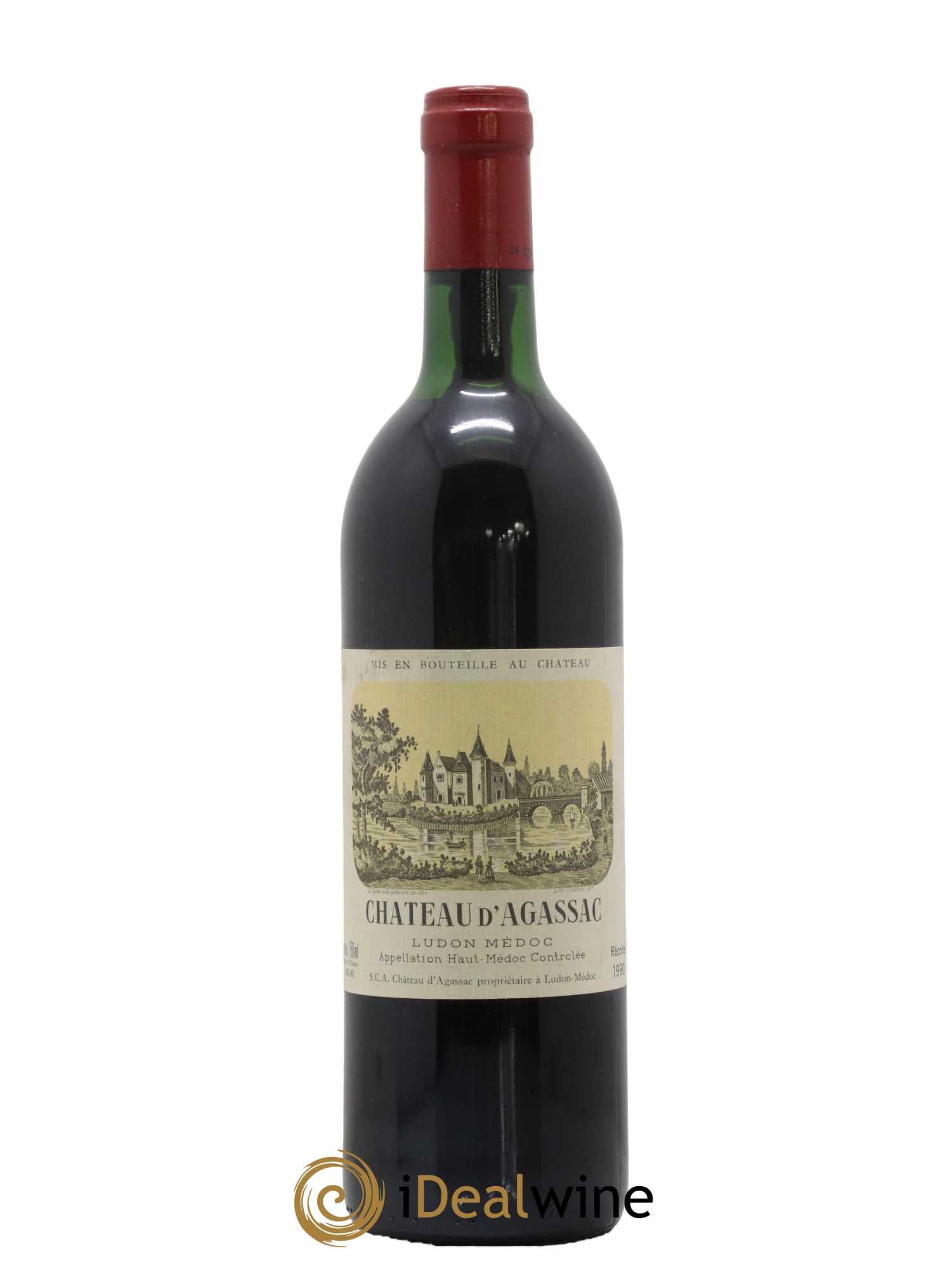 Château d' Agassac Cru Bourgeois 1990 - Lot de 1 bouteille - 0