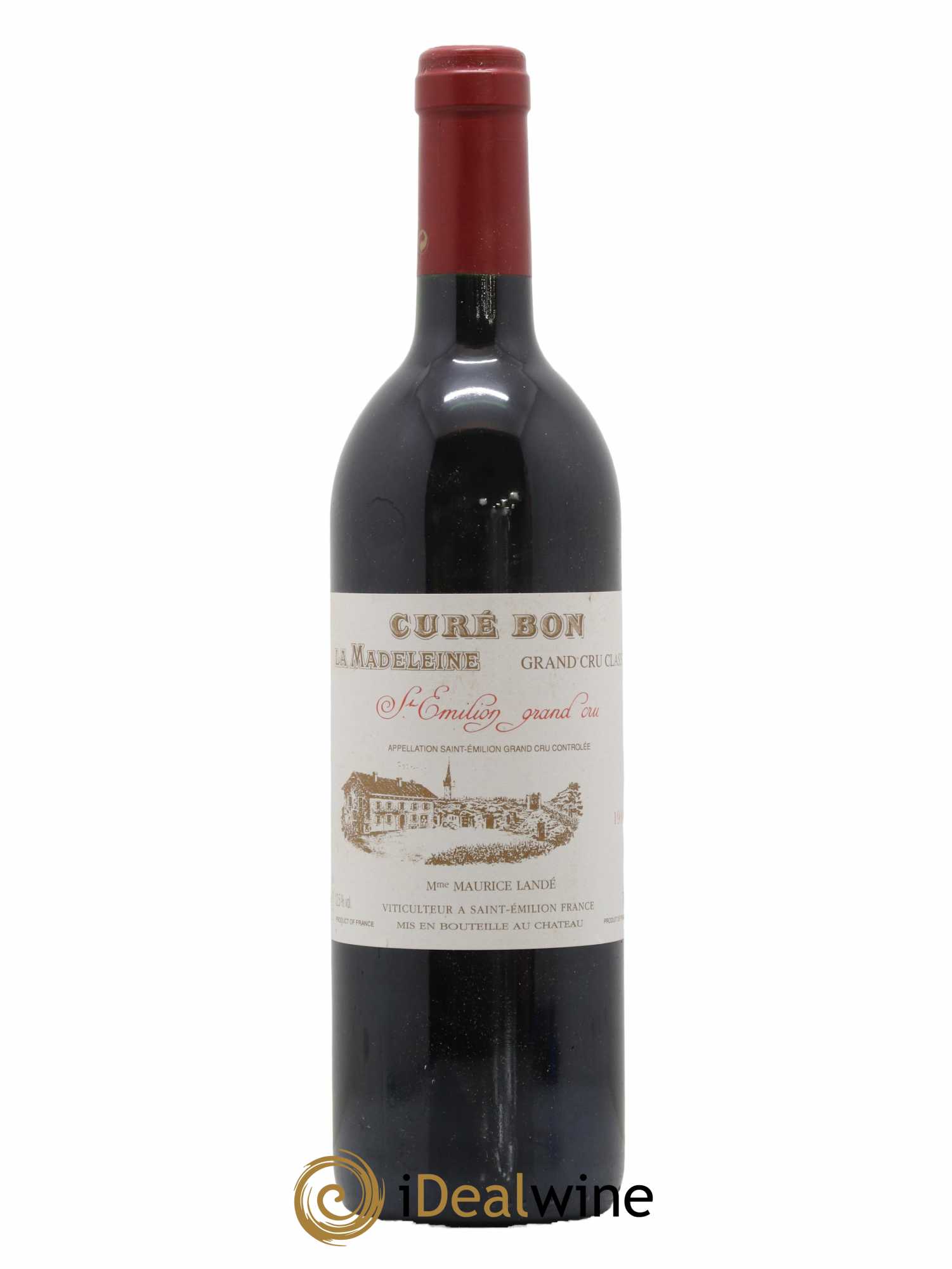 Saint-Émilion Château Curé Bon la Madeleine 1990 - Lot de 1 bouteille - 0