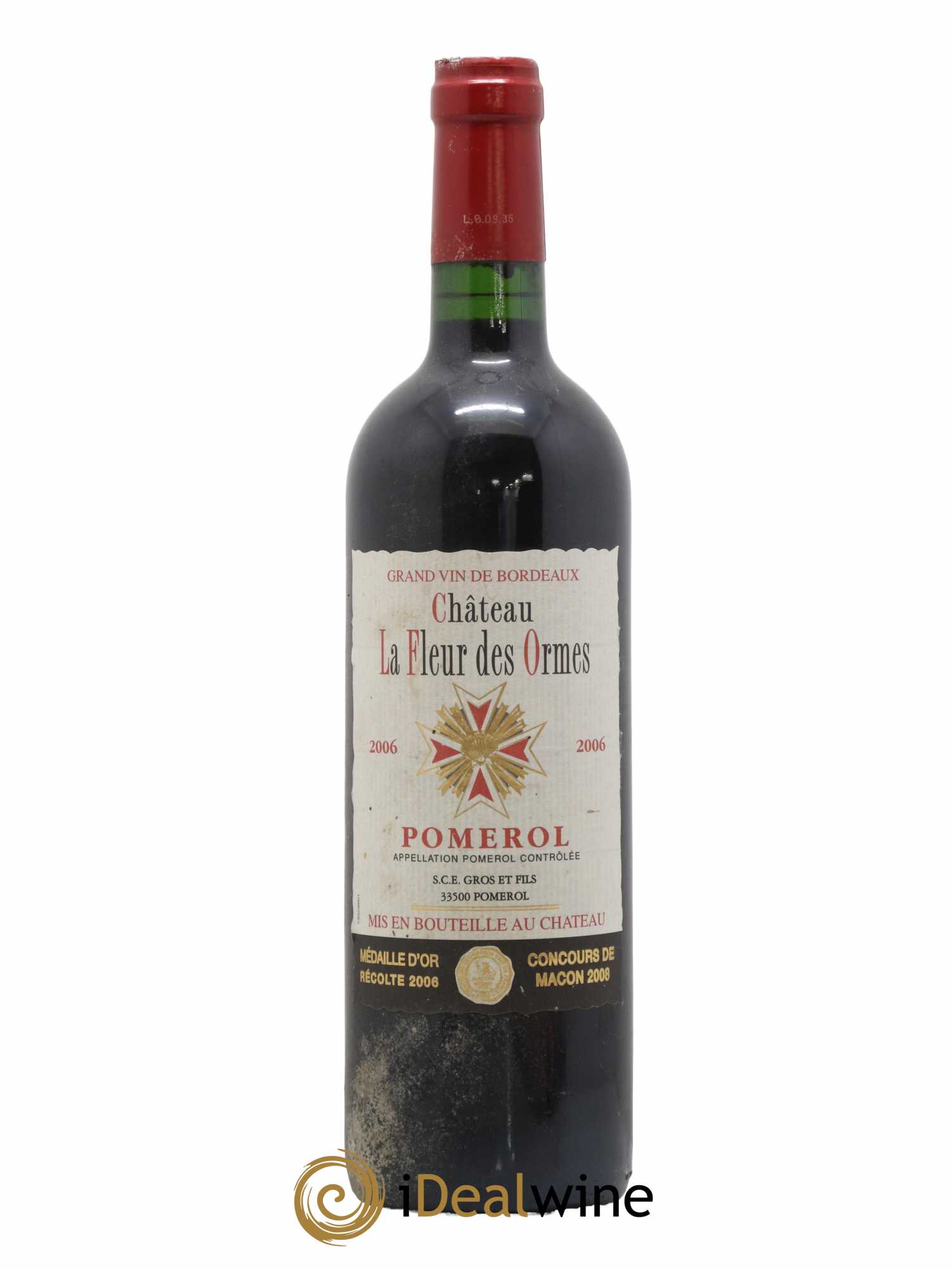 Pomerol Château La Fleur des Ormes 2006 - Lot de 1 bouteille - 0