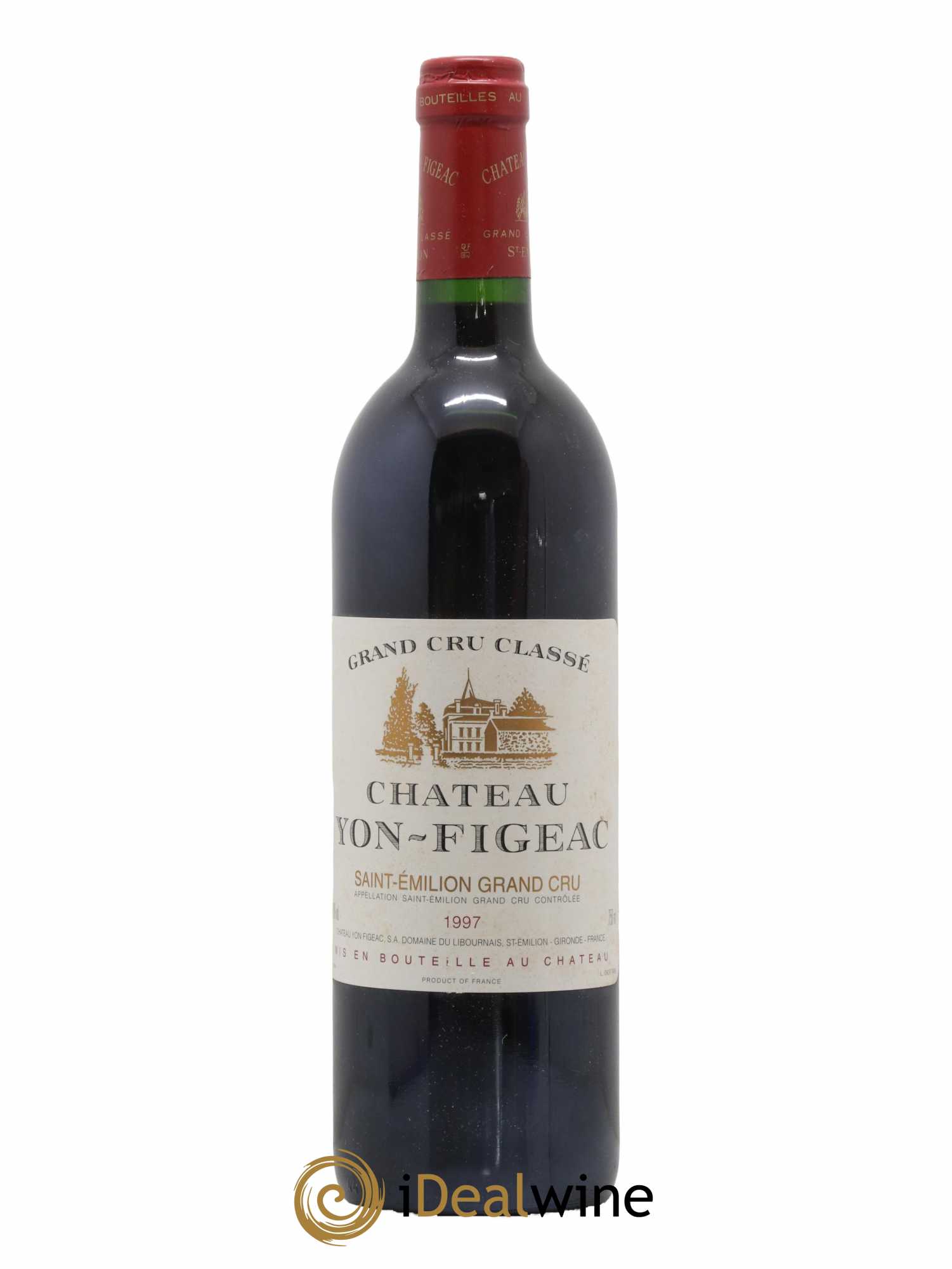 Château Yon Figeac Grand Cru Classé 1997 - Lot de 1 bouteille - 0
