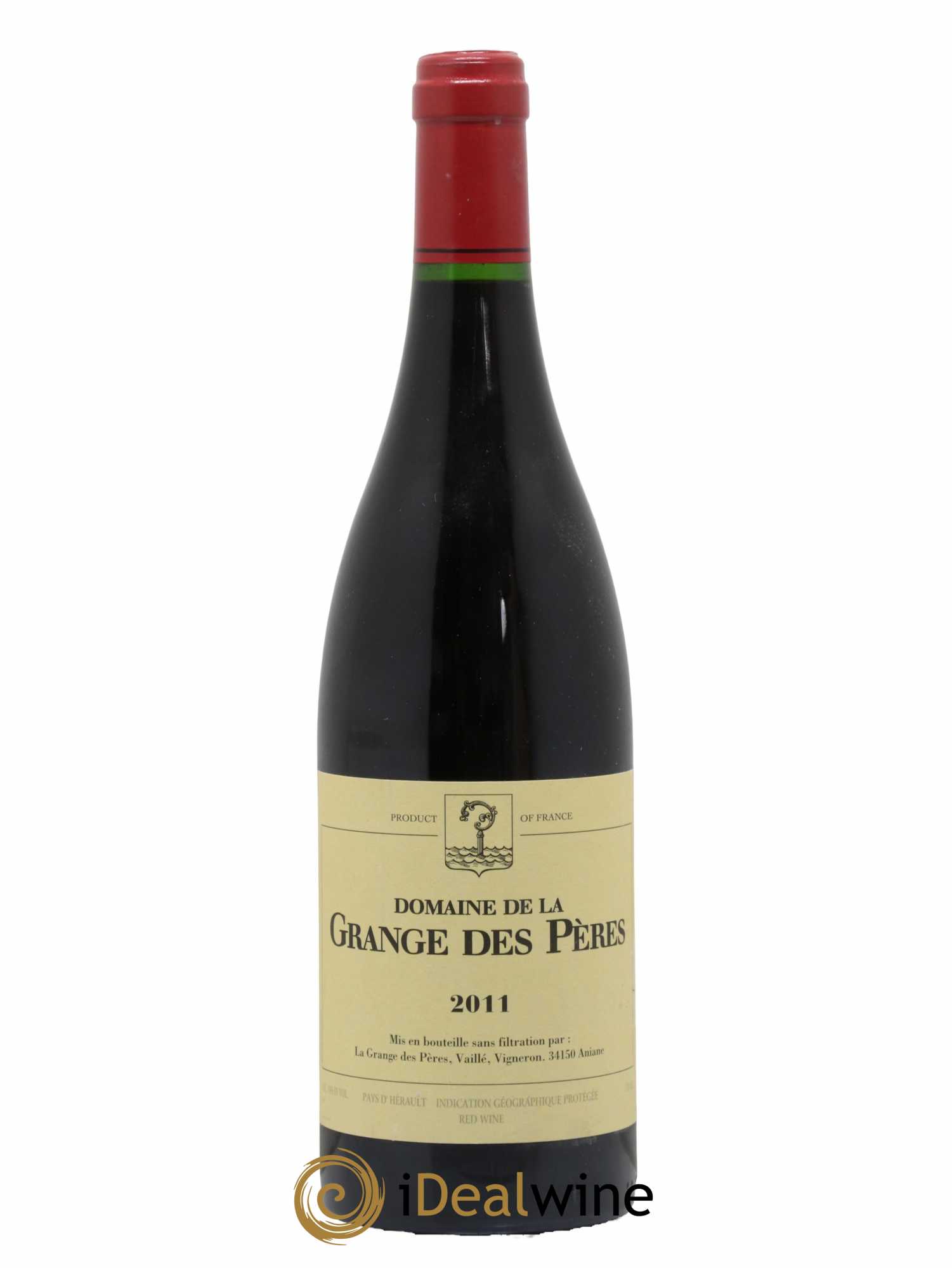 Pays d'Hérault Grange des Pères Laurent Vaillé 2011 - Lot de 1 bouteille - 0