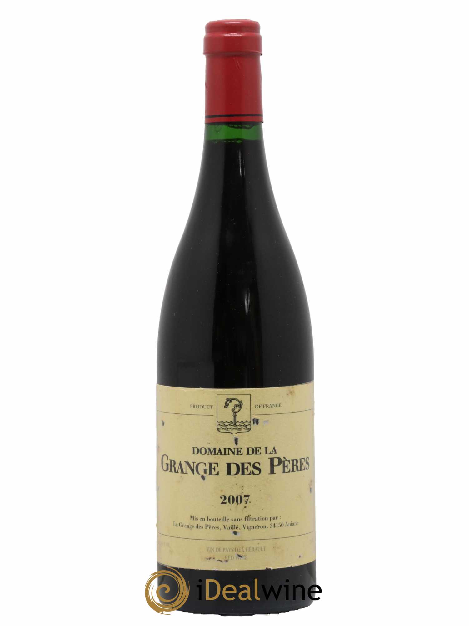 Pays d'Hérault Grange des Pères Laurent Vaillé 2007 - Lot de 1 bouteille - 0