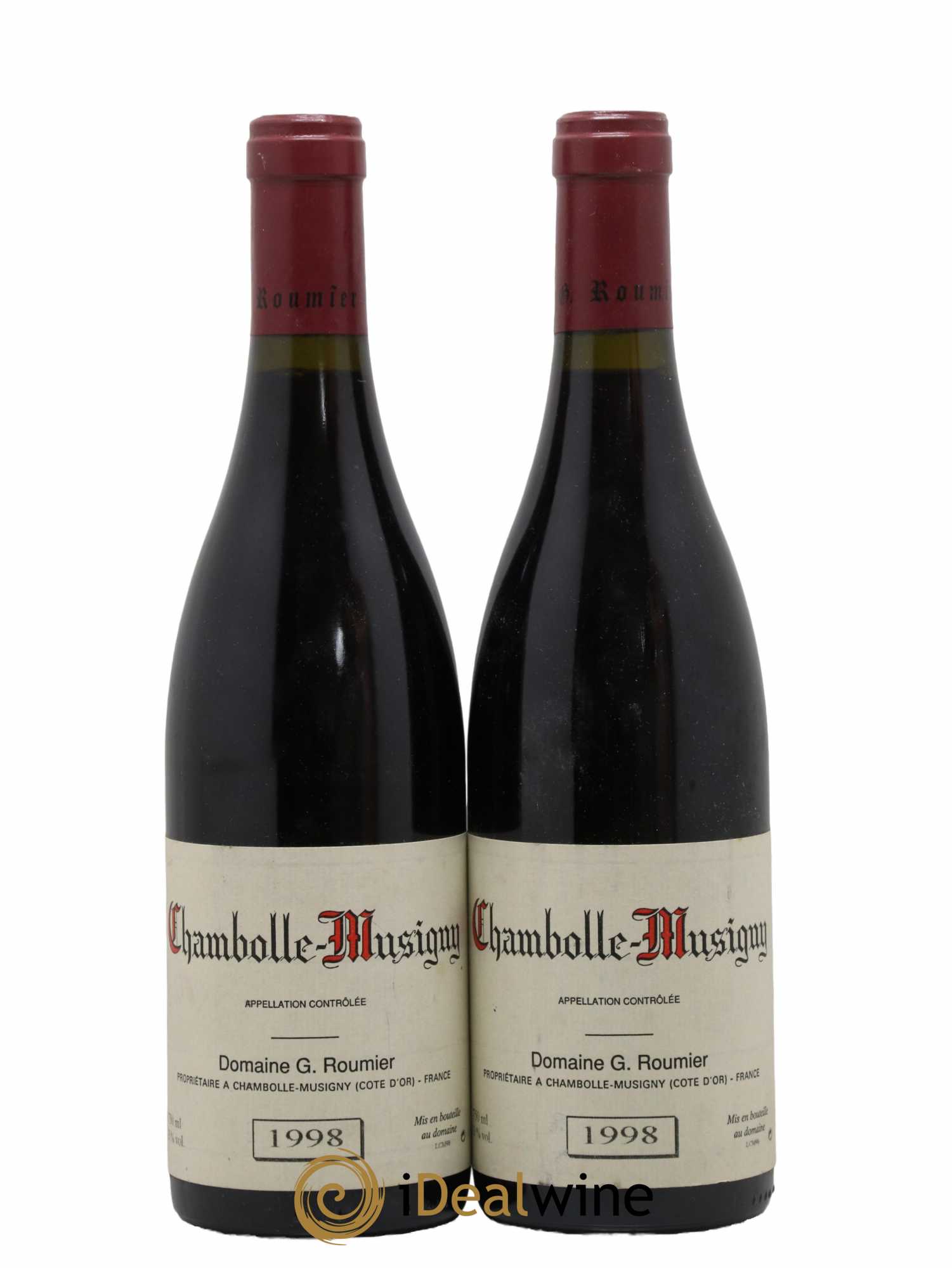 Chambolle-Musigny Georges Roumier (Domaine) 1998 - Lot de 2 bouteilles - 0