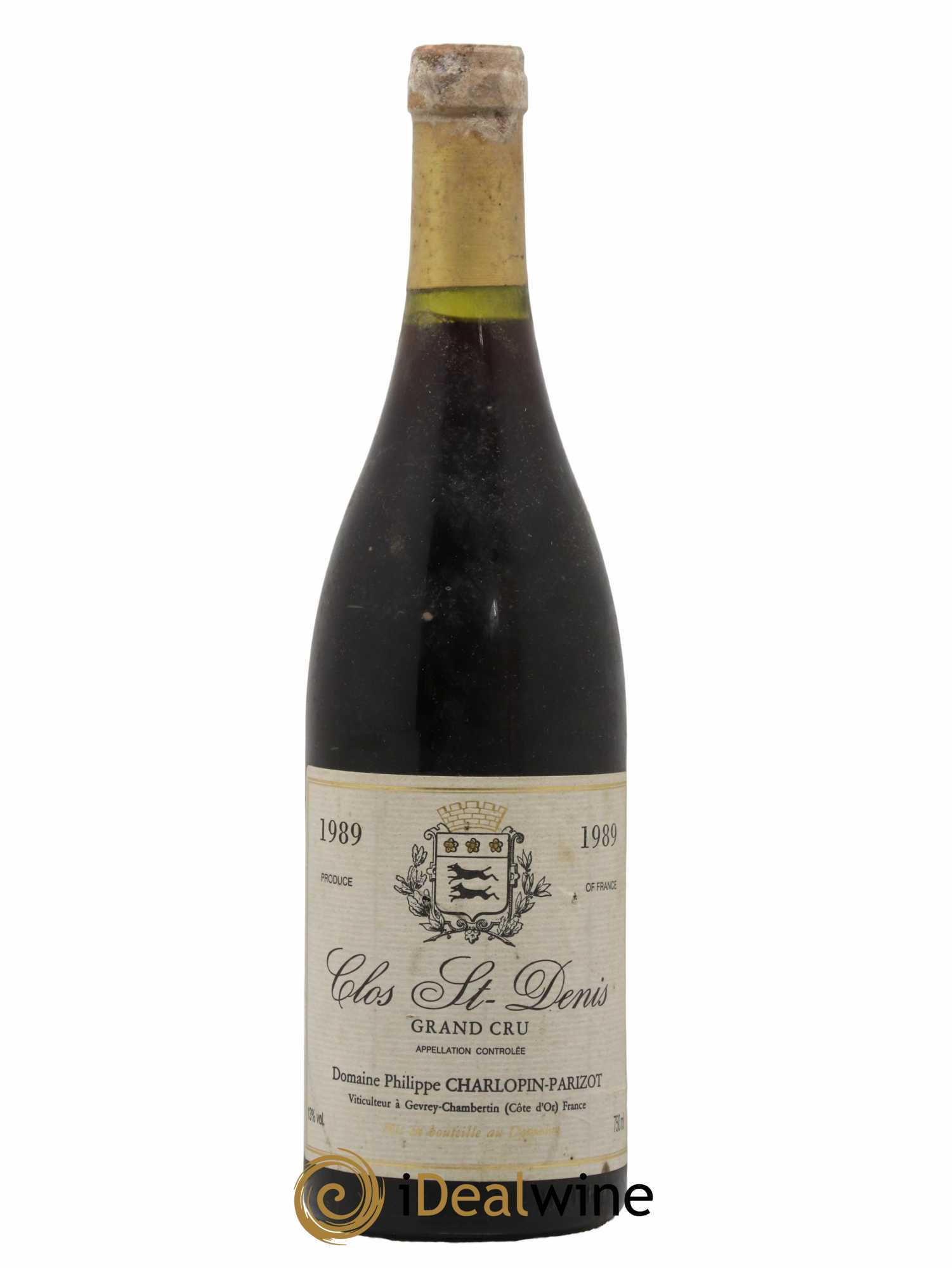Clos Saint-Denis Grand Cru Charlopin-Parizot 1989 - Lot de 1 bouteille - 0
