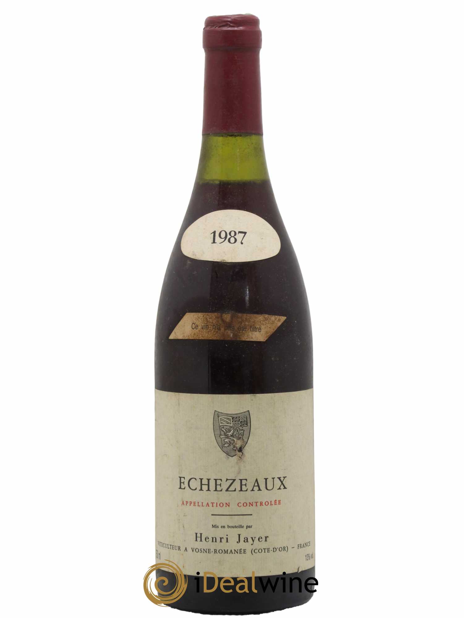 Echezeaux Grand Cru Henri Jayer 1987 - Lot de 1 bouteille - 0