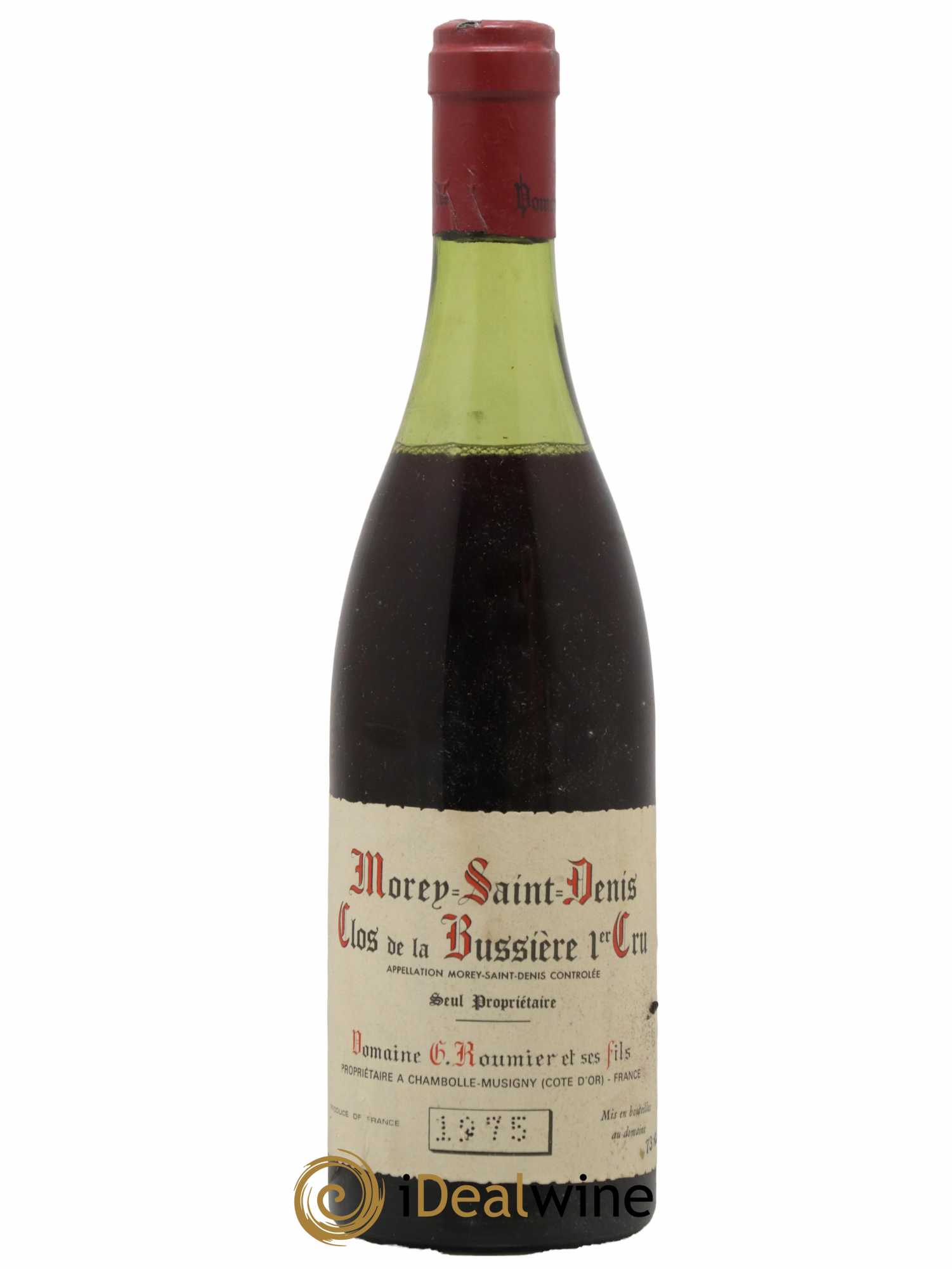 Morey-Saint-Denis 1er Cru Clos de la Bussière Georges Roumier (Domaine) 1975 - Lot de 1 bouteille - 0