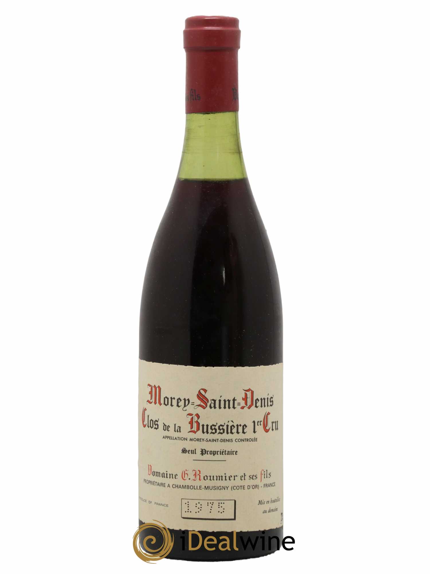 Morey-Saint-Denis 1er Cru Clos de la Bussière Georges Roumier (Domaine) 1975 - Lot de 1 bouteille - 0