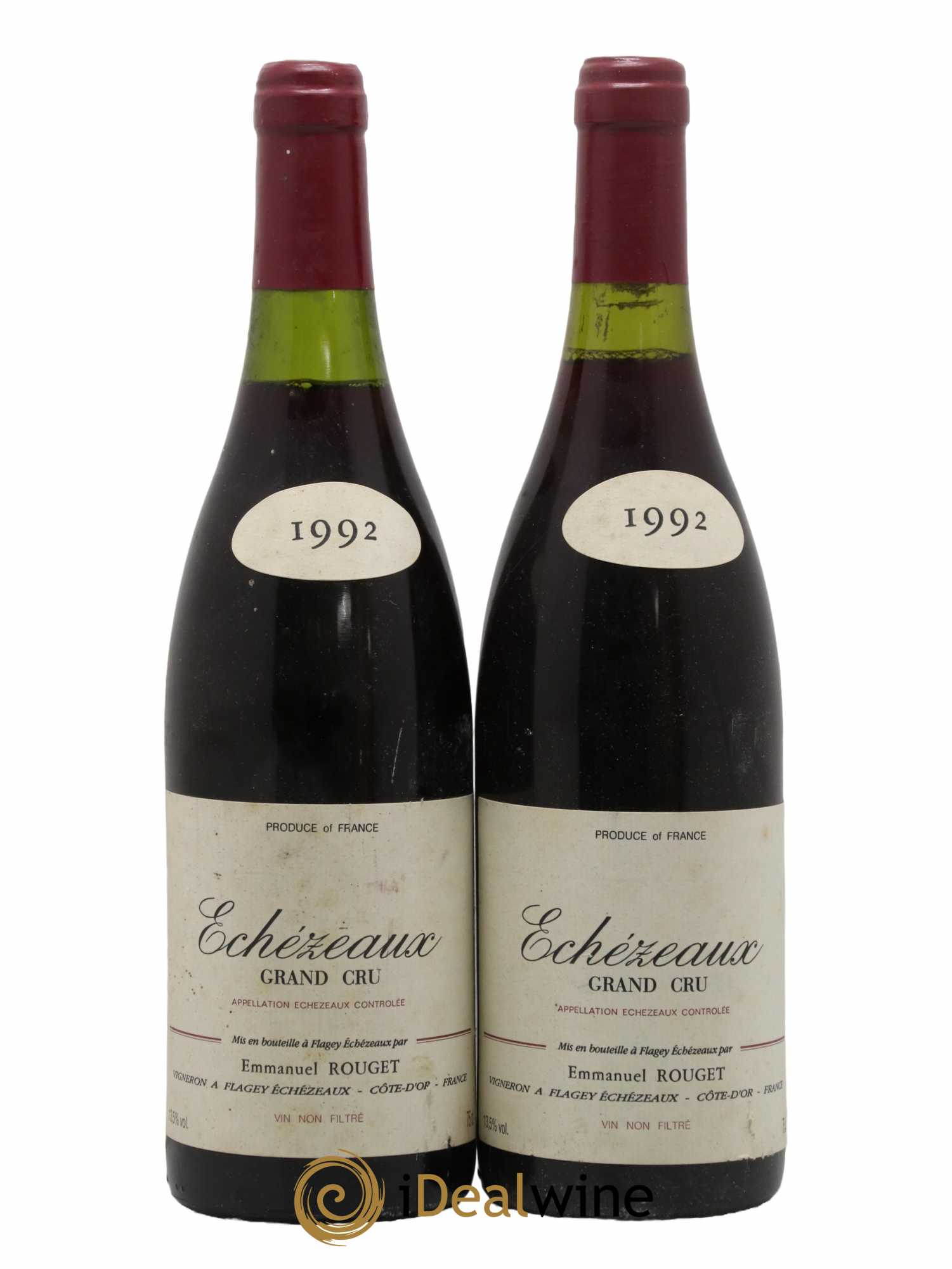 Echezeaux Grand Cru Emmanuel Rouget 1992 - Lot de 2 bouteilles - 0