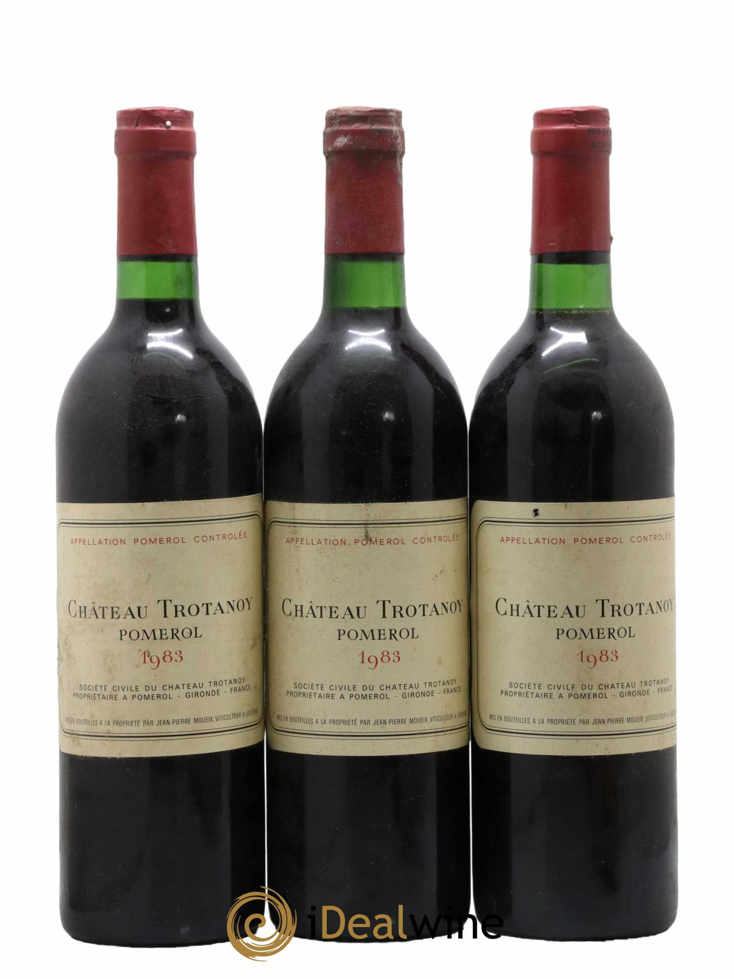 Château Trotanoy 1983 - Lot de 3 bouteilles - 0