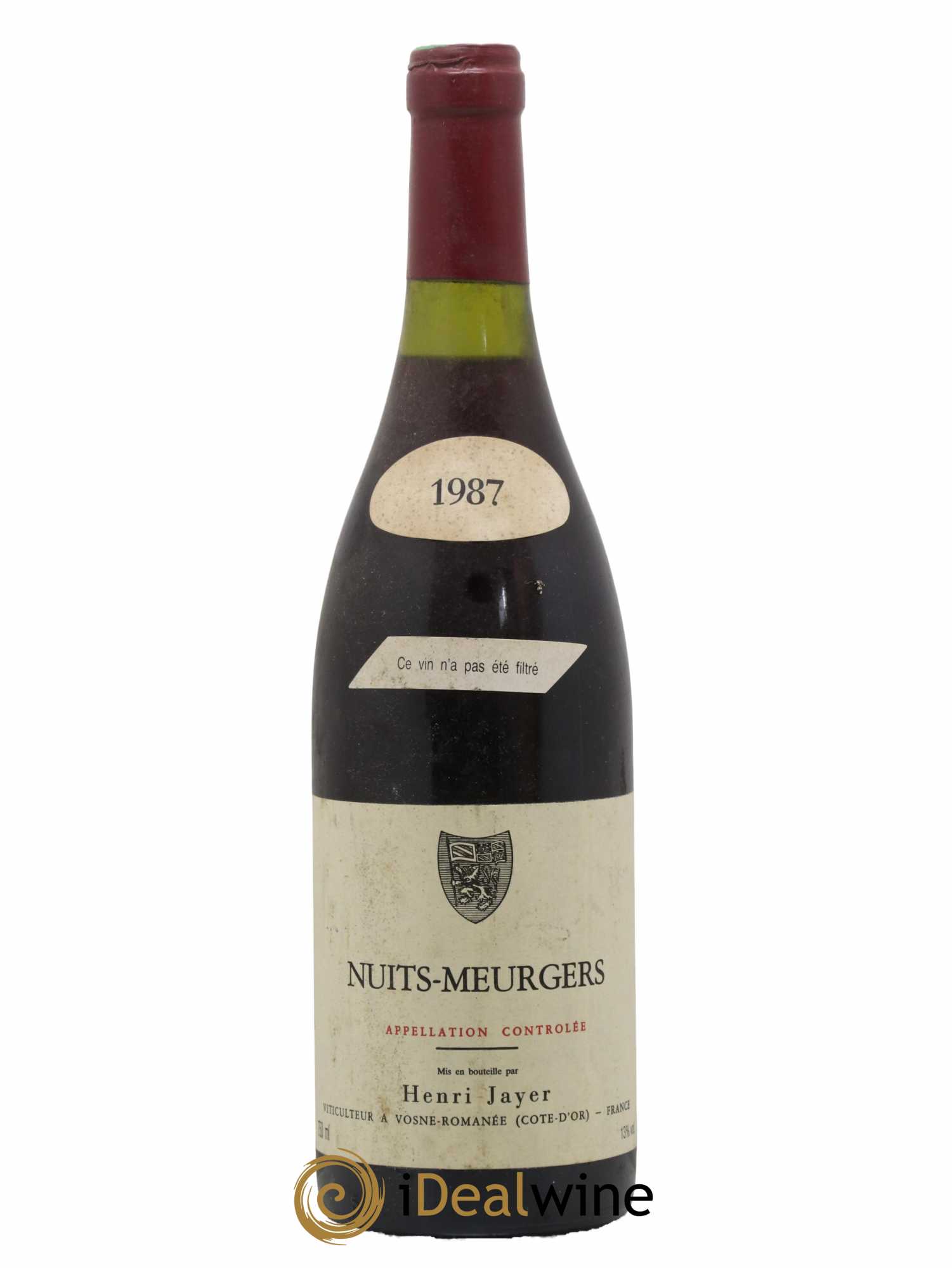 Nuits-Saint-Georges Les Meurgers Henri Jayer 1987 - Lot de 1 bouteille - 0