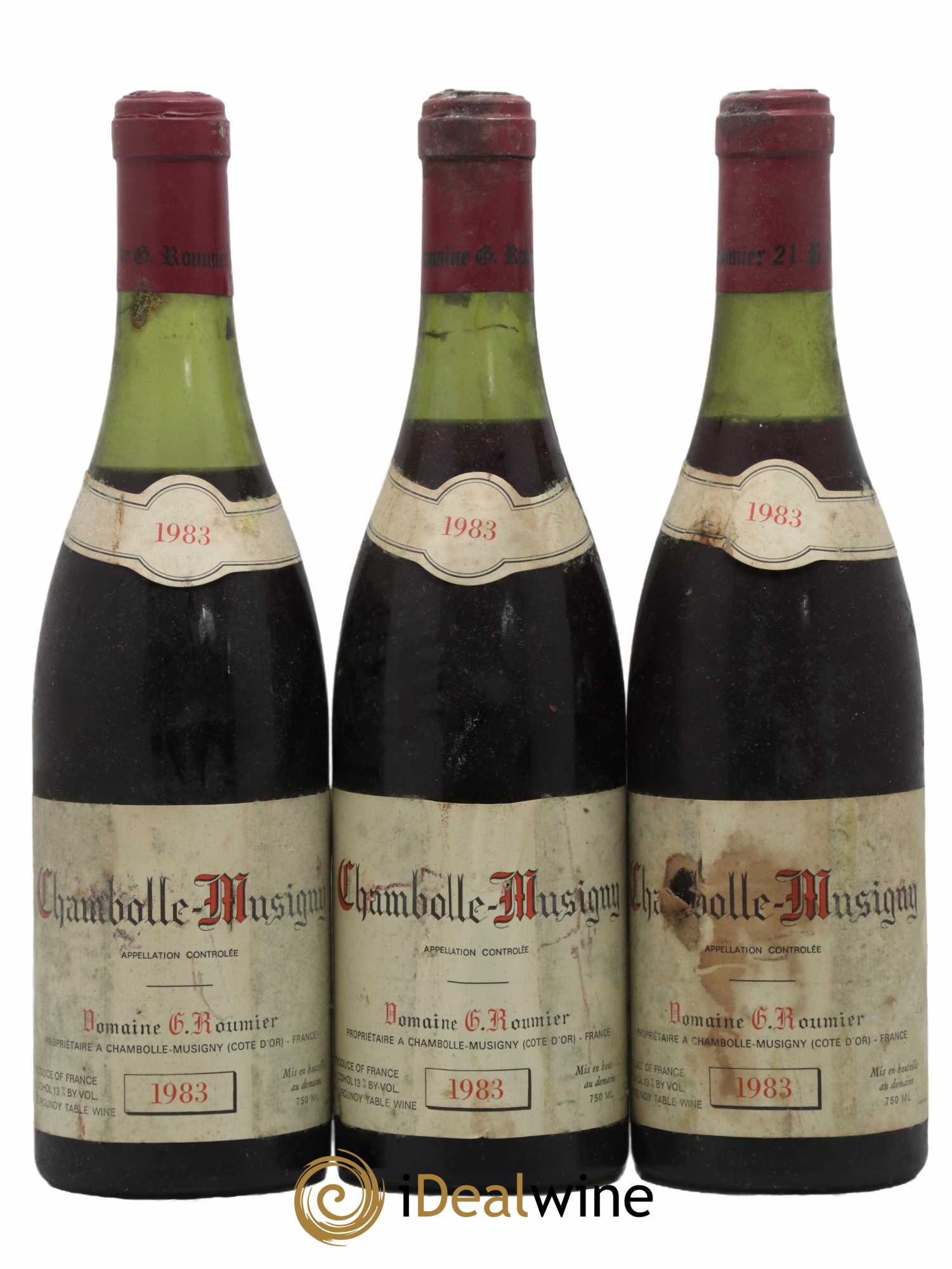 Chambolle-Musigny Georges Roumier (Domaine) 1983 - Lot de 3 bouteilles - 0