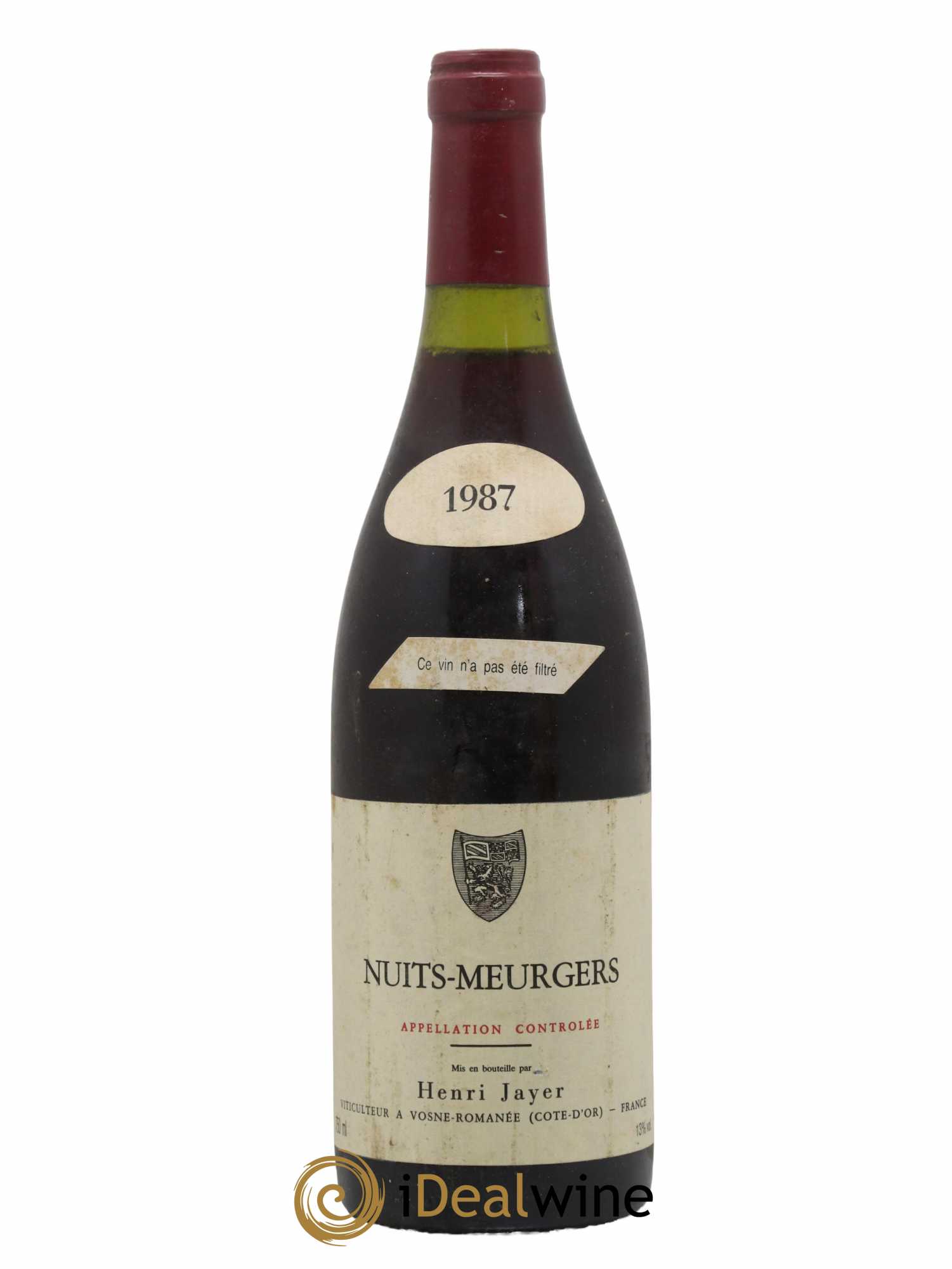 Nuits-Saint-Georges Les Meurgers Henri Jayer 1987 - Lot de 1 bouteille - 0