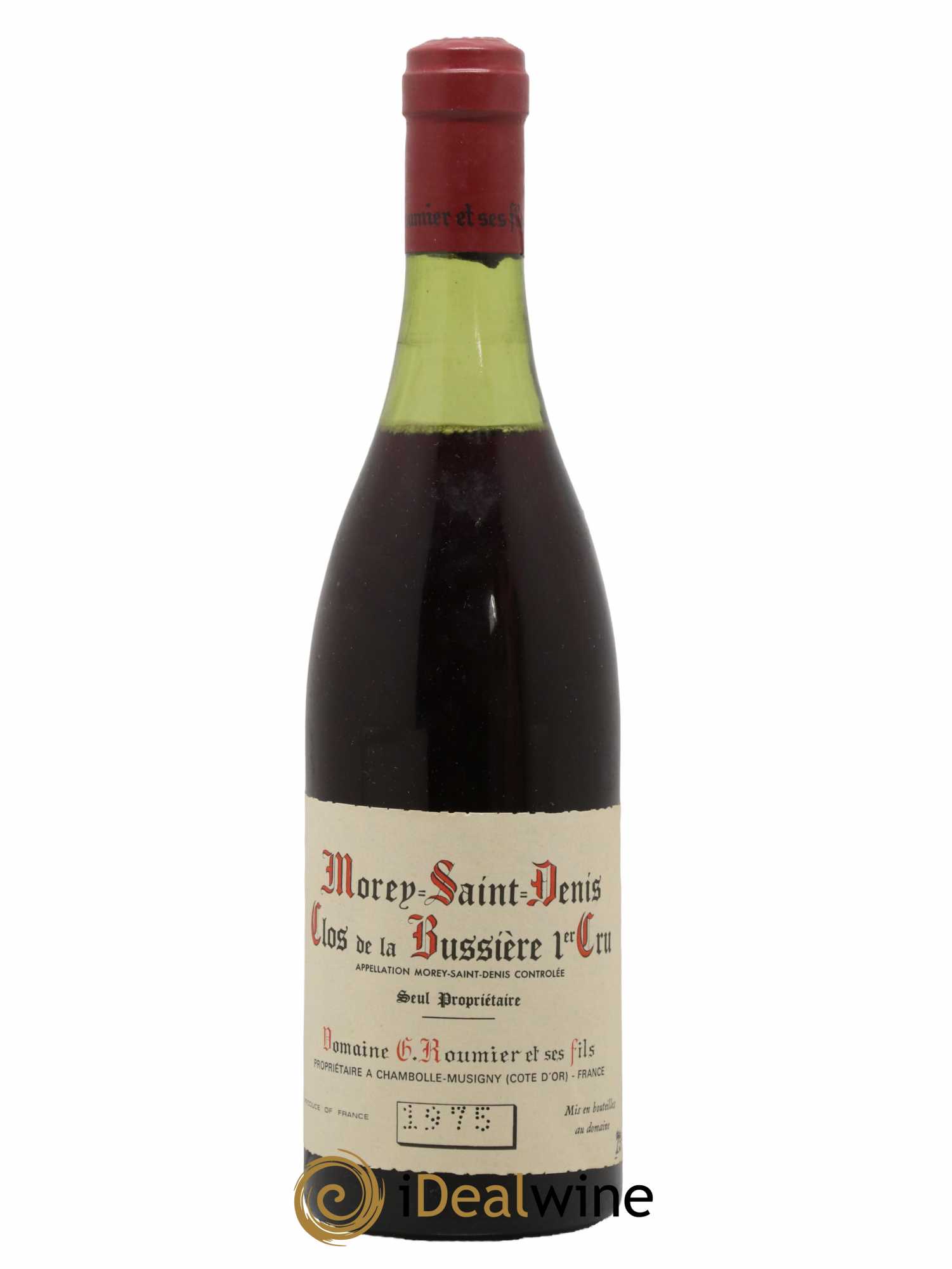 Morey-Saint-Denis 1er Cru Clos de la Bussière Georges Roumier (Domaine) 1975 - Lot de 1 bouteille - 0