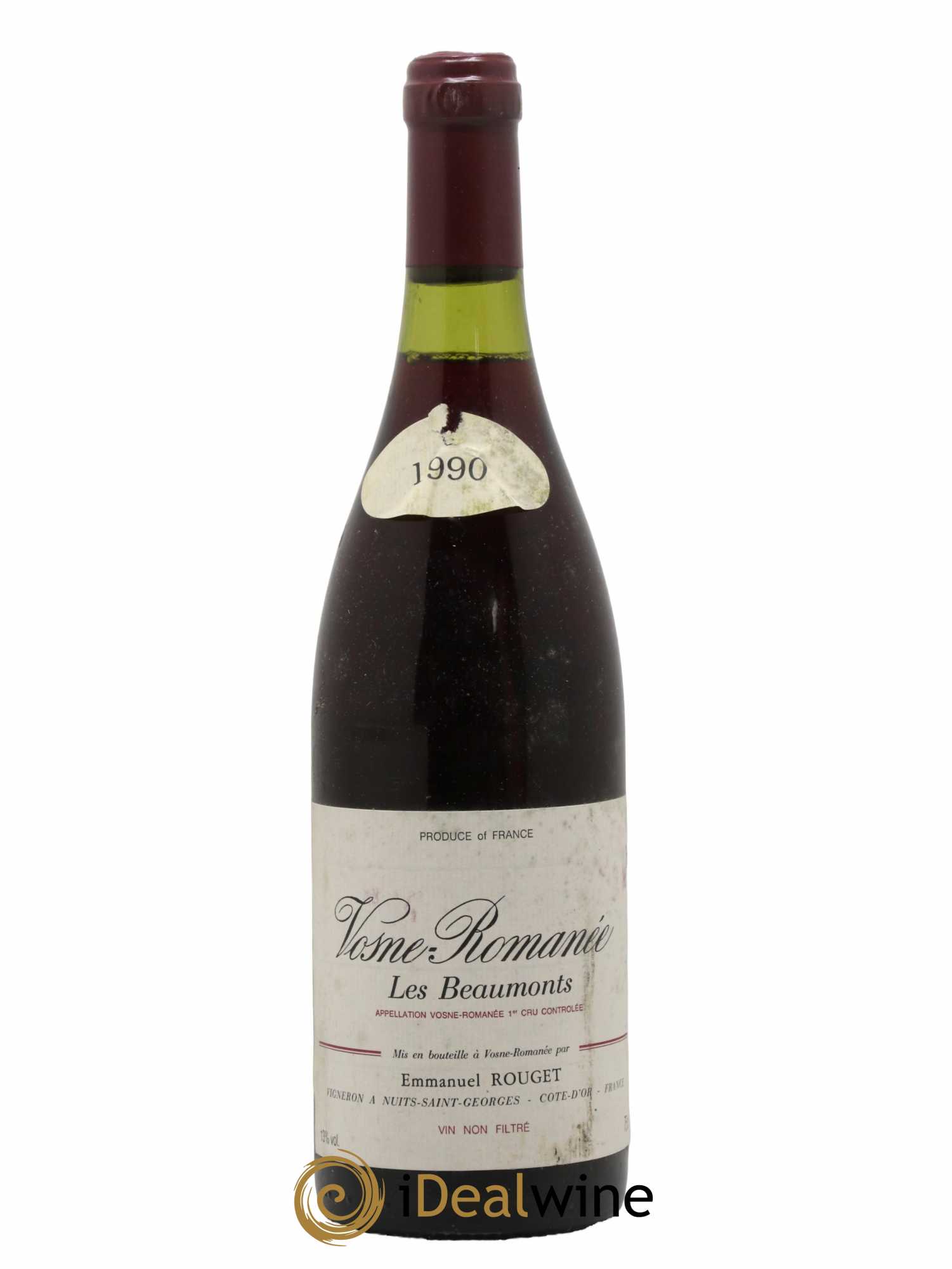 Vosne-Romanée 1er Cru Les Beaumonts Emmanuel Rouget 1990 - Lot de 1 bouteille - 0