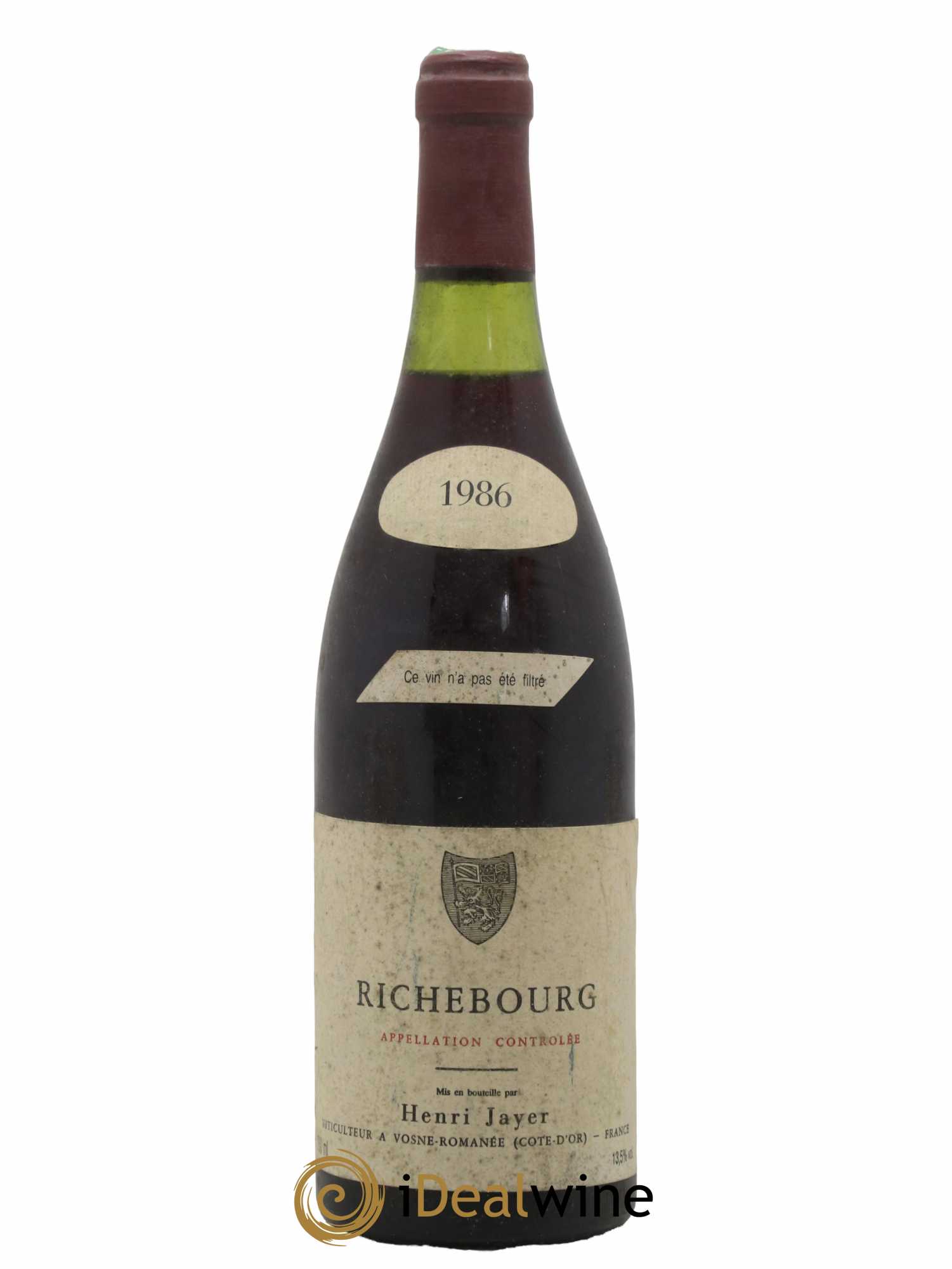 Richebourg Grand Cru Henri Jayer 1986 - Lot de 1 bouteille - 0