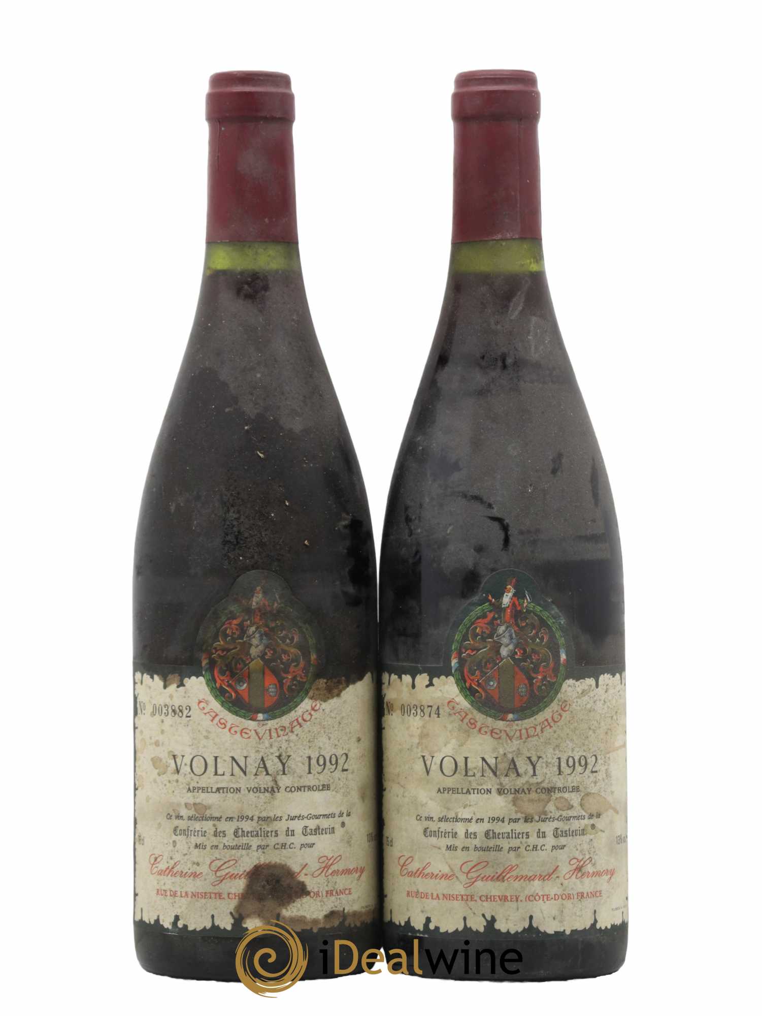 Volnay 1992 - Posten von 2 Flaschen - 0