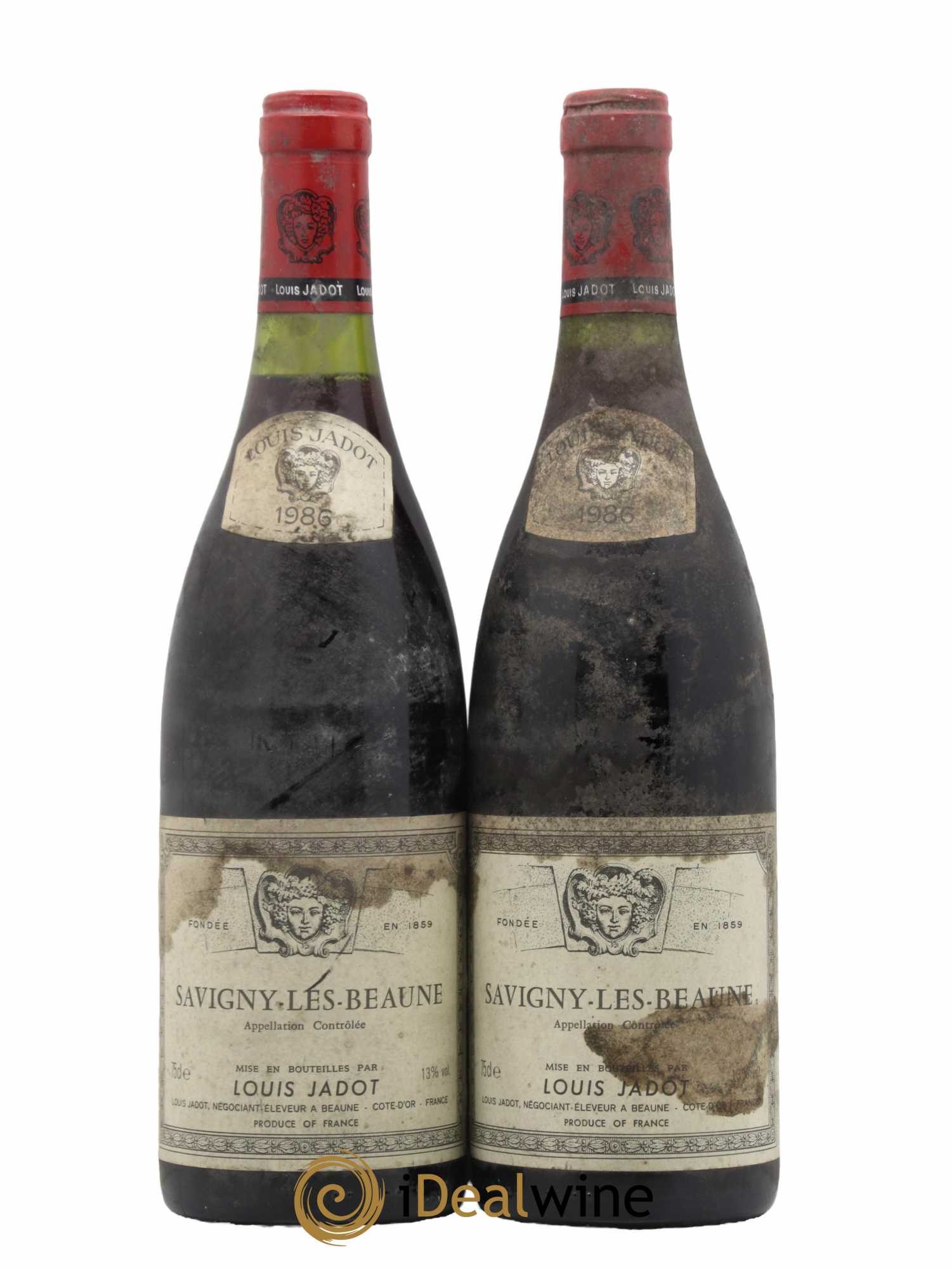 Savigny-lès-Beaune Louis Jadot 1986 - Lot de 2 bouteilles - 0