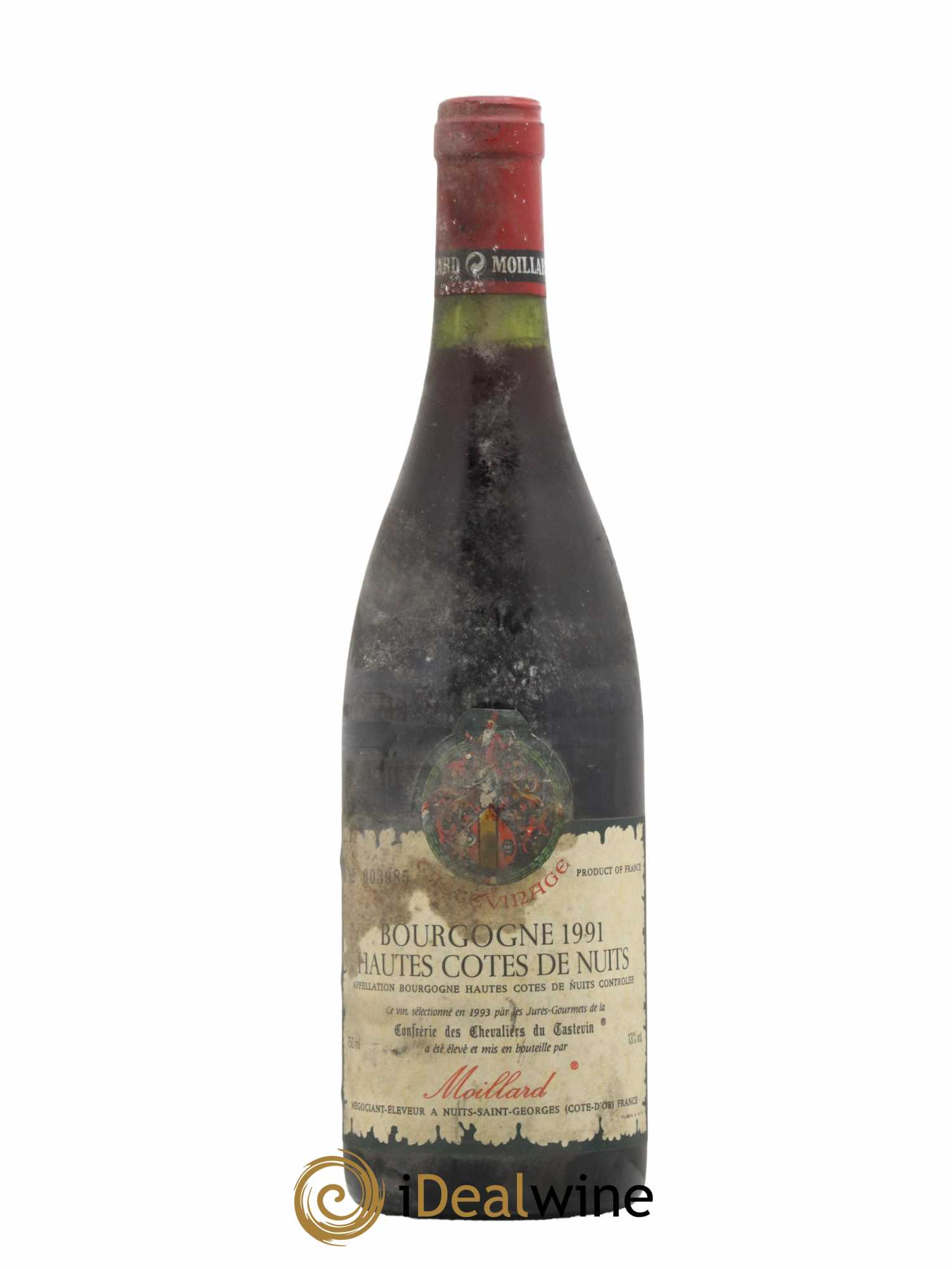 Hautes-Côtes de Nuits Bourgogne Chevaliers Tastevin Moillard (senza prezzo di riserva) 1991 - Lotto di 1 bottiglia - 0