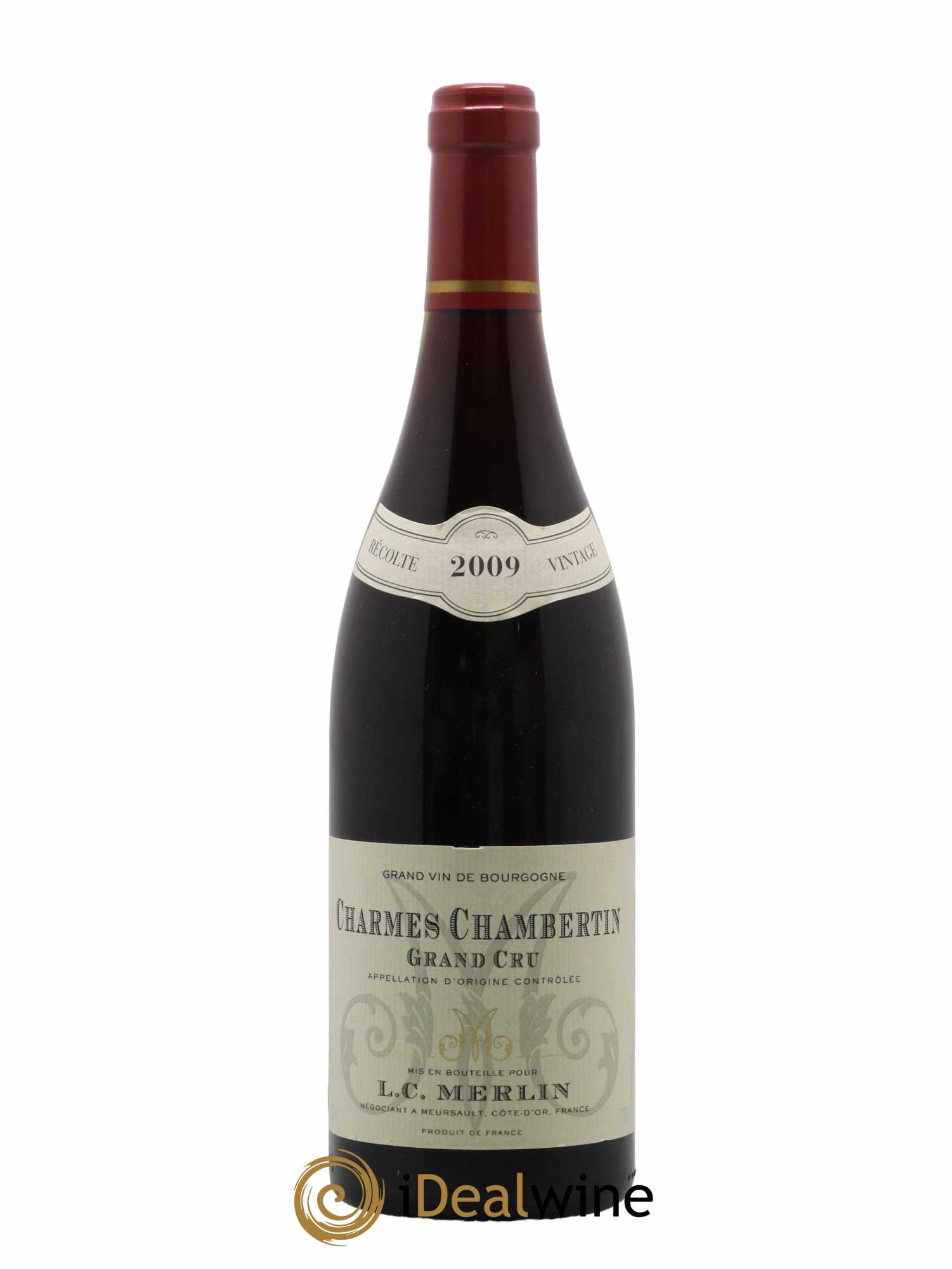Charmes-Chambertin Grand Cru L.C.Merlin 2009 - Lot de 1 bouteille - 0