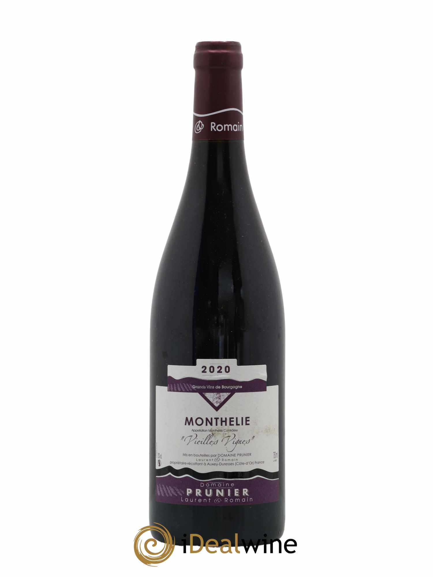 Monthélie vieilles vignes Domaine Prunier 2020 - Lot de 1 bouteille - 0