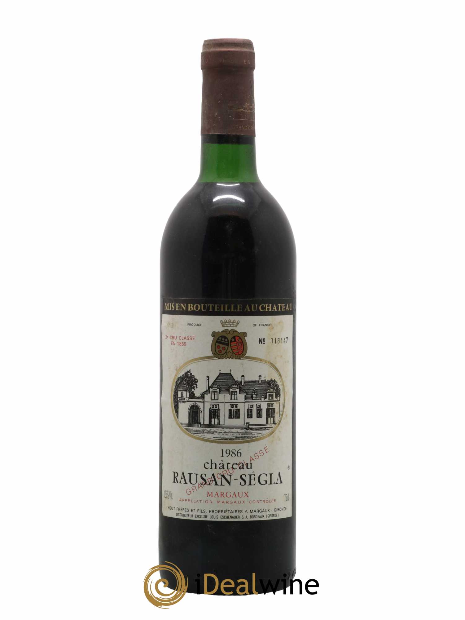 Château Rauzan Ségla Grand Cru Classé 1986 - Lot de 1 bouteille - 0