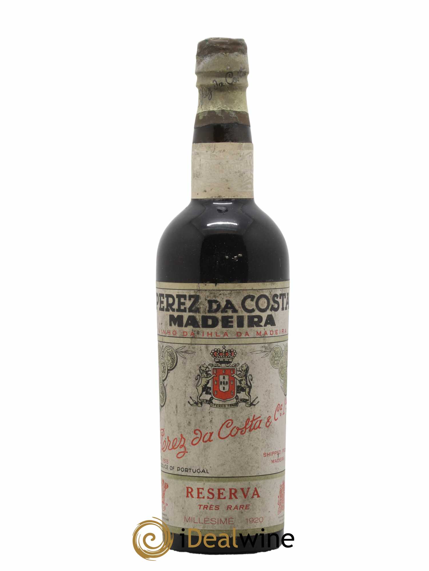 Porto Perez da Costa Madeira Reserva 1920 - Lot de 1 bouteille - 0