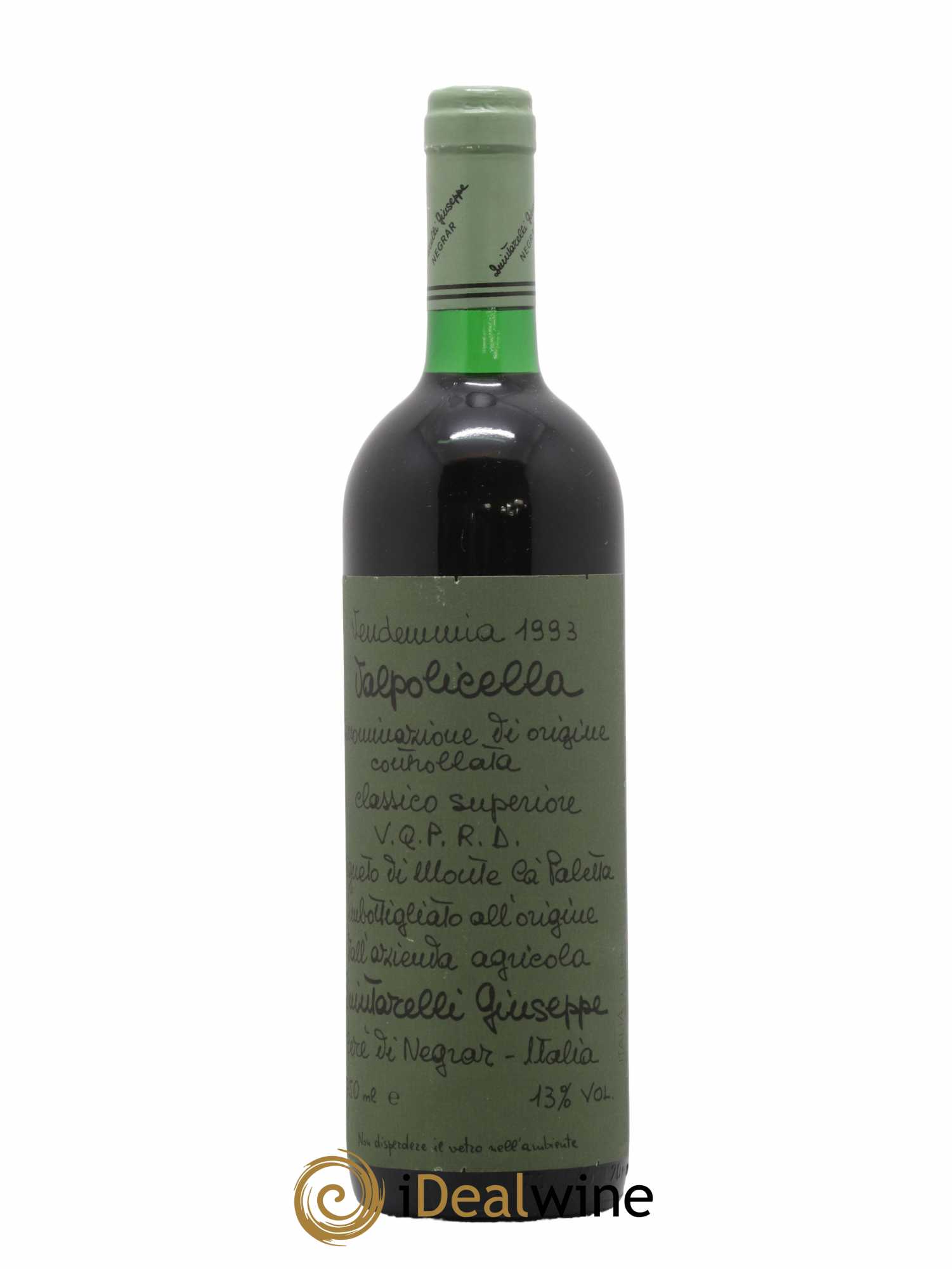 Valpolicella Classico Superiore Giuseppe Quintarelli 1993 - Lot de 1 bouteille - 0
