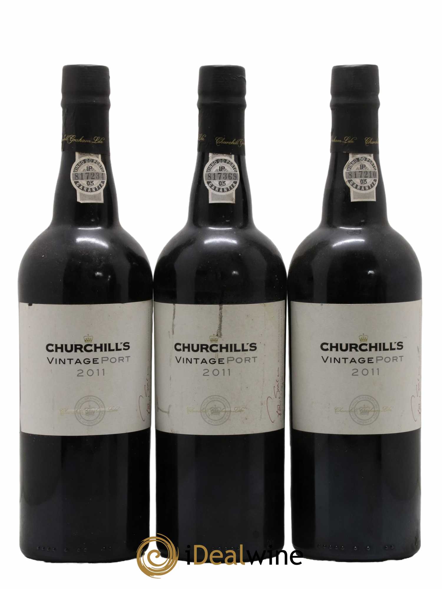 Porto Churchill's Vintageport 2011 - Lot de 3 bouteilles - 0