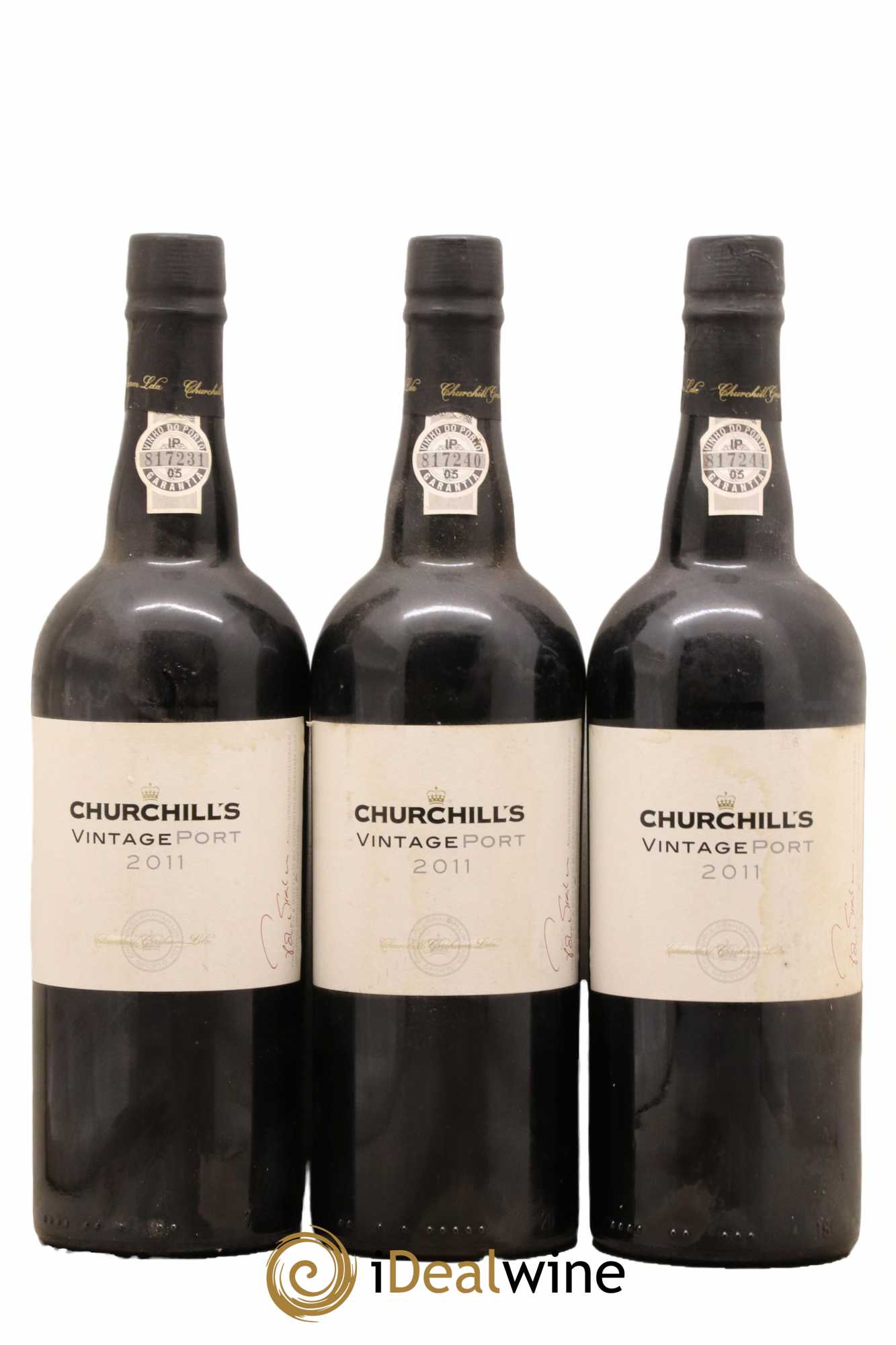 Porto Churchill's Vintageport 2011 - Lot de 3 bouteilles - 0